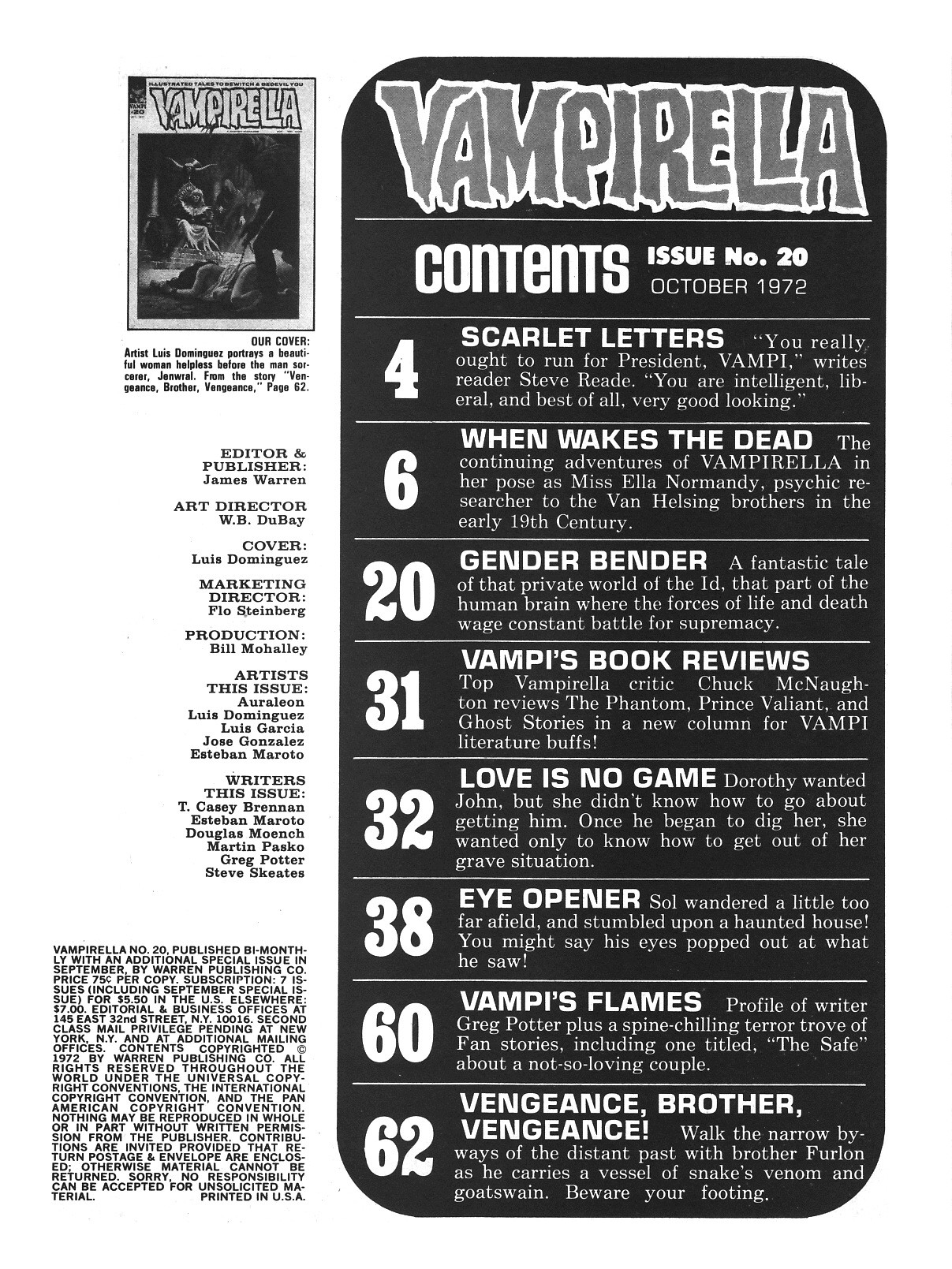 Read online Vampirella (1969) comic -  Issue #20 - 3