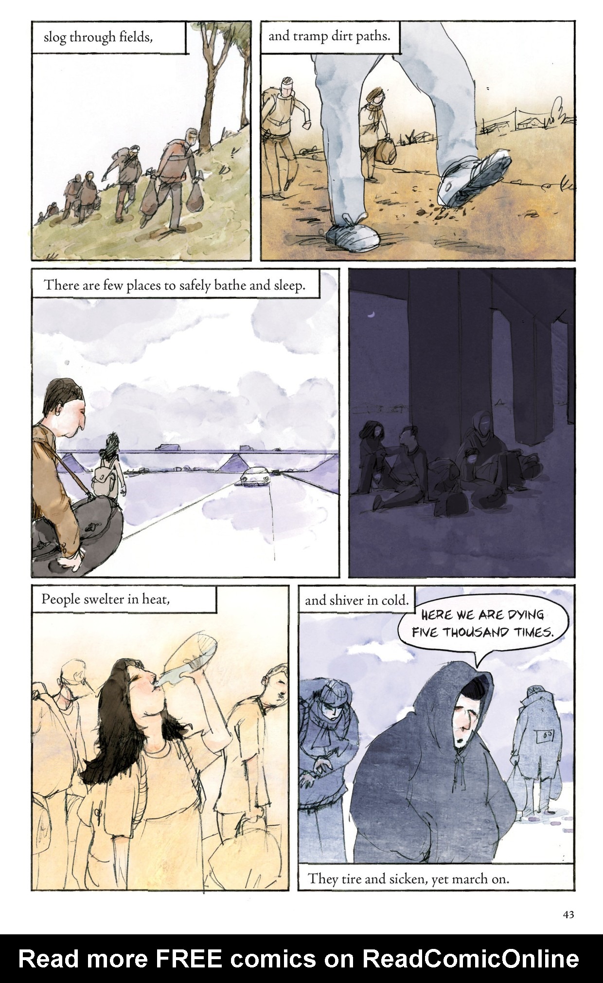 Read online The Unwanted: Stories of the Syrian Refugees comic -  Issue # TPB - 39