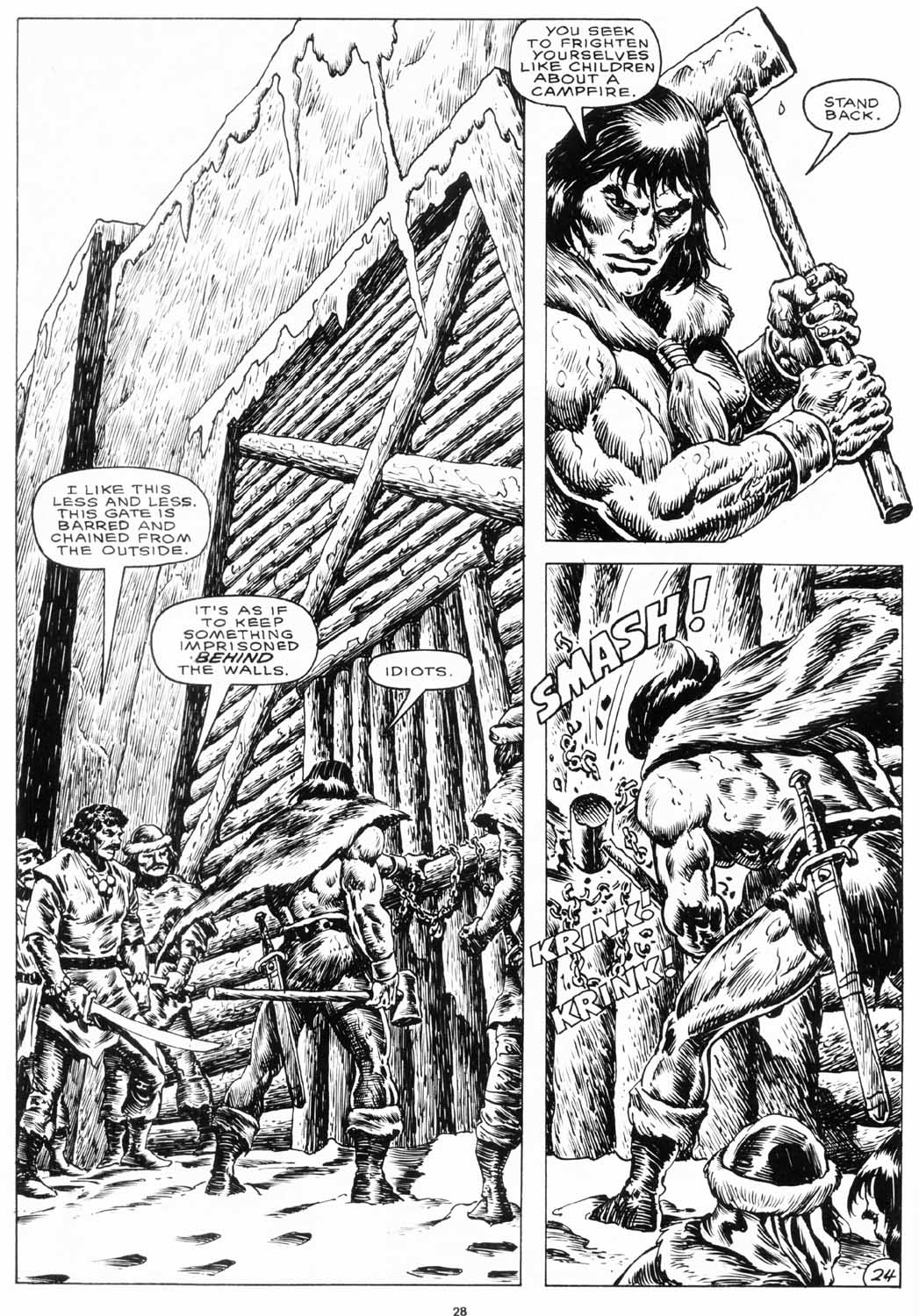 Read online The Savage Sword Of Conan comic -  Issue #155 - 29