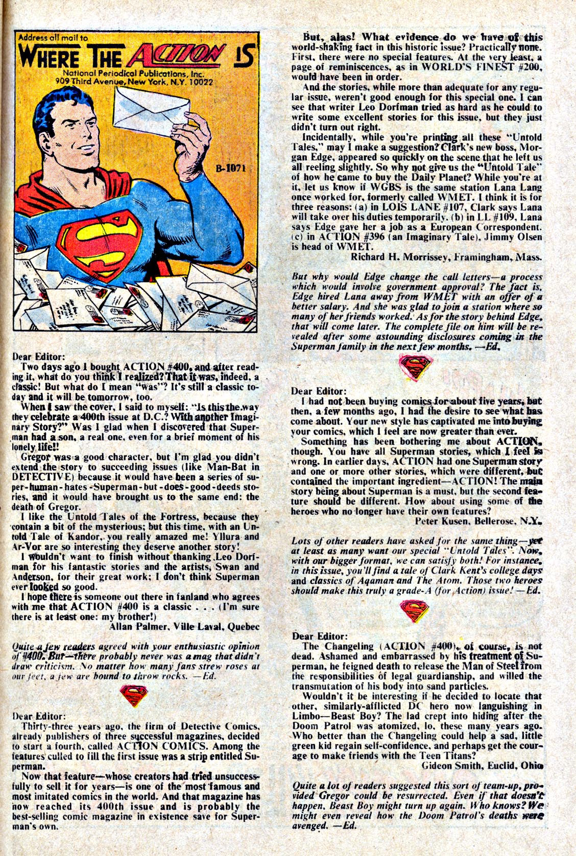 Read online Action Comics (1938) comic -  Issue #404 - 33