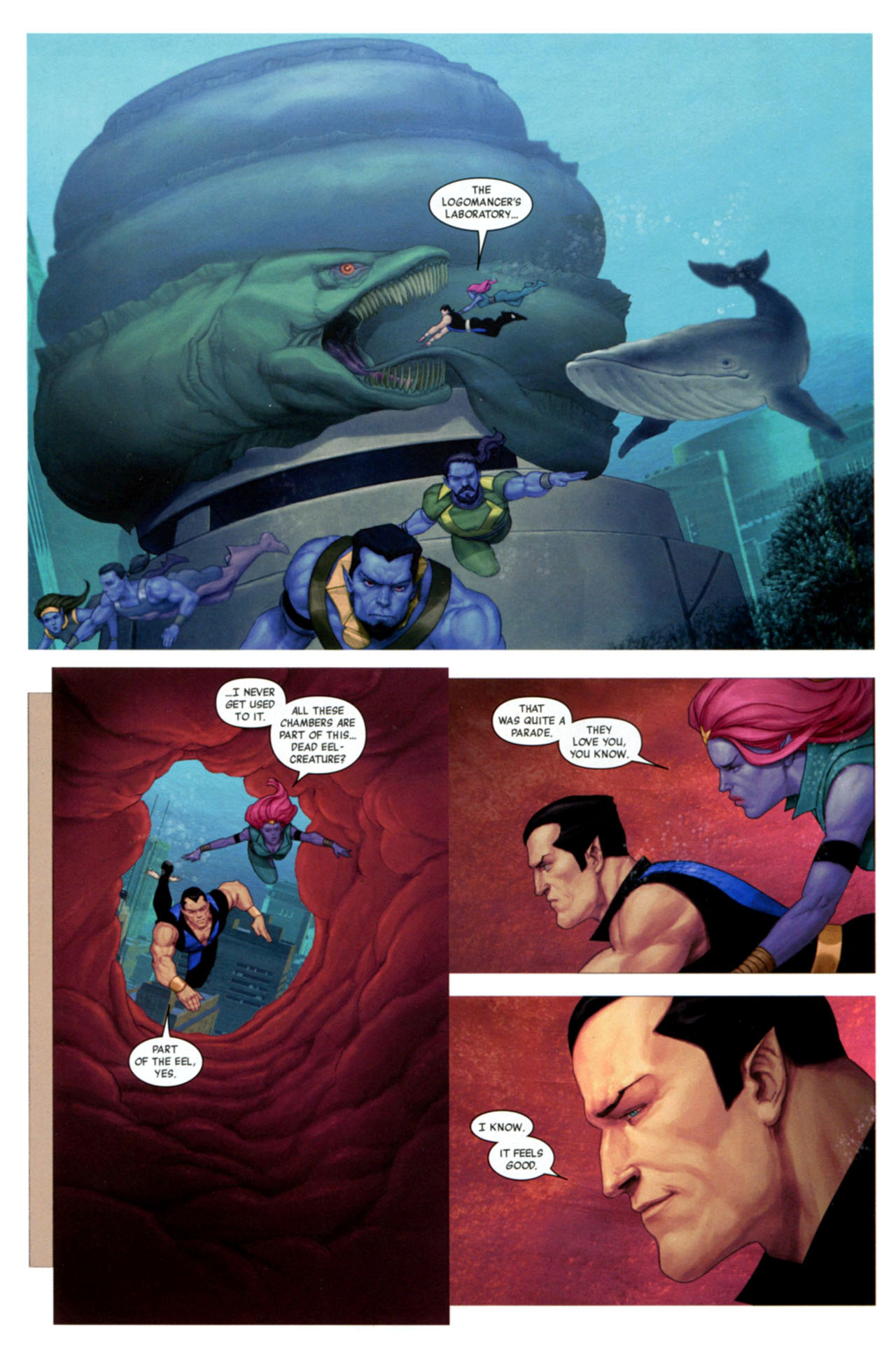 Read online Namor: The First Mutant comic -  Issue #6 - 7