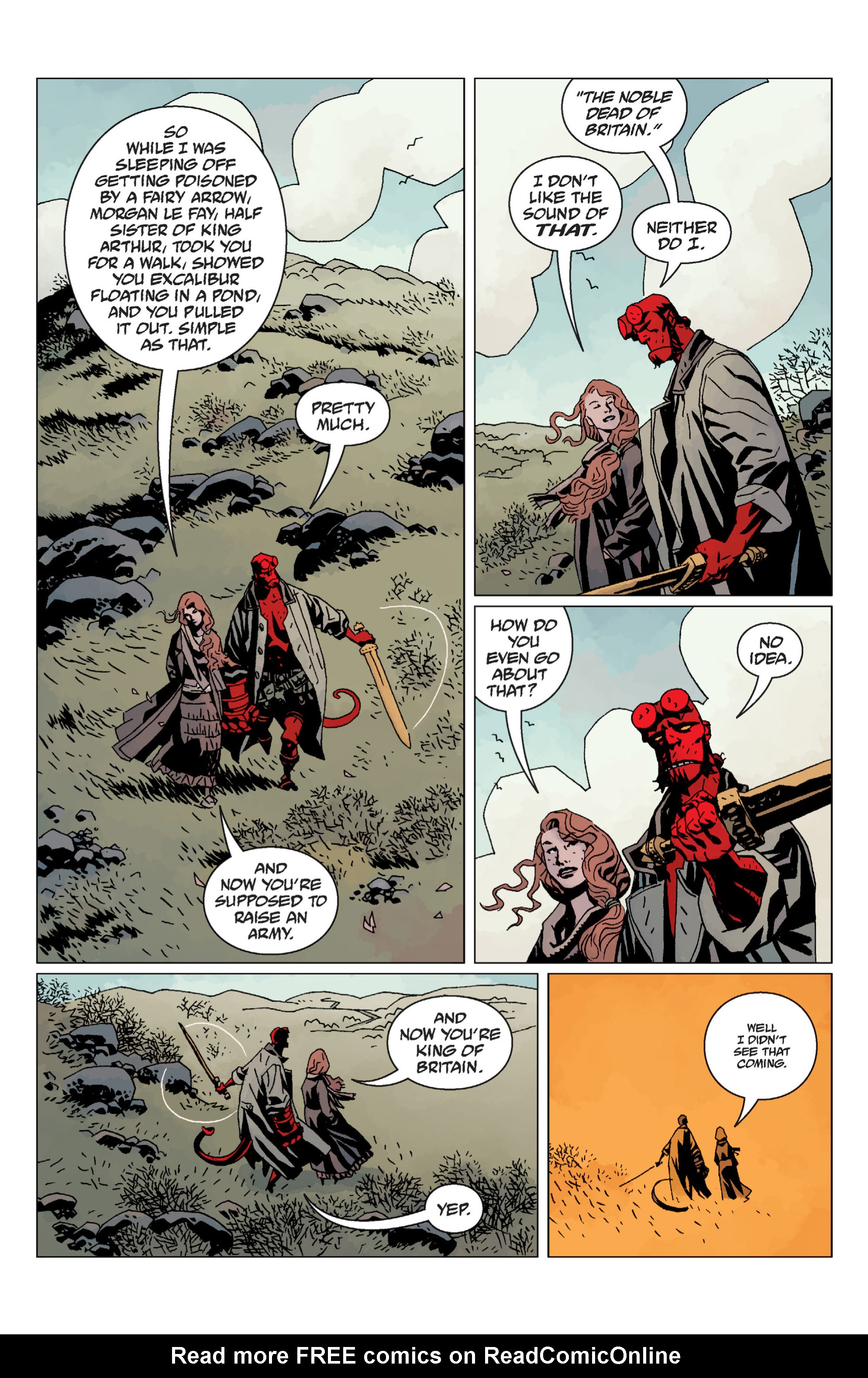 Read online Hellboy comic -  Issue #9 - 173