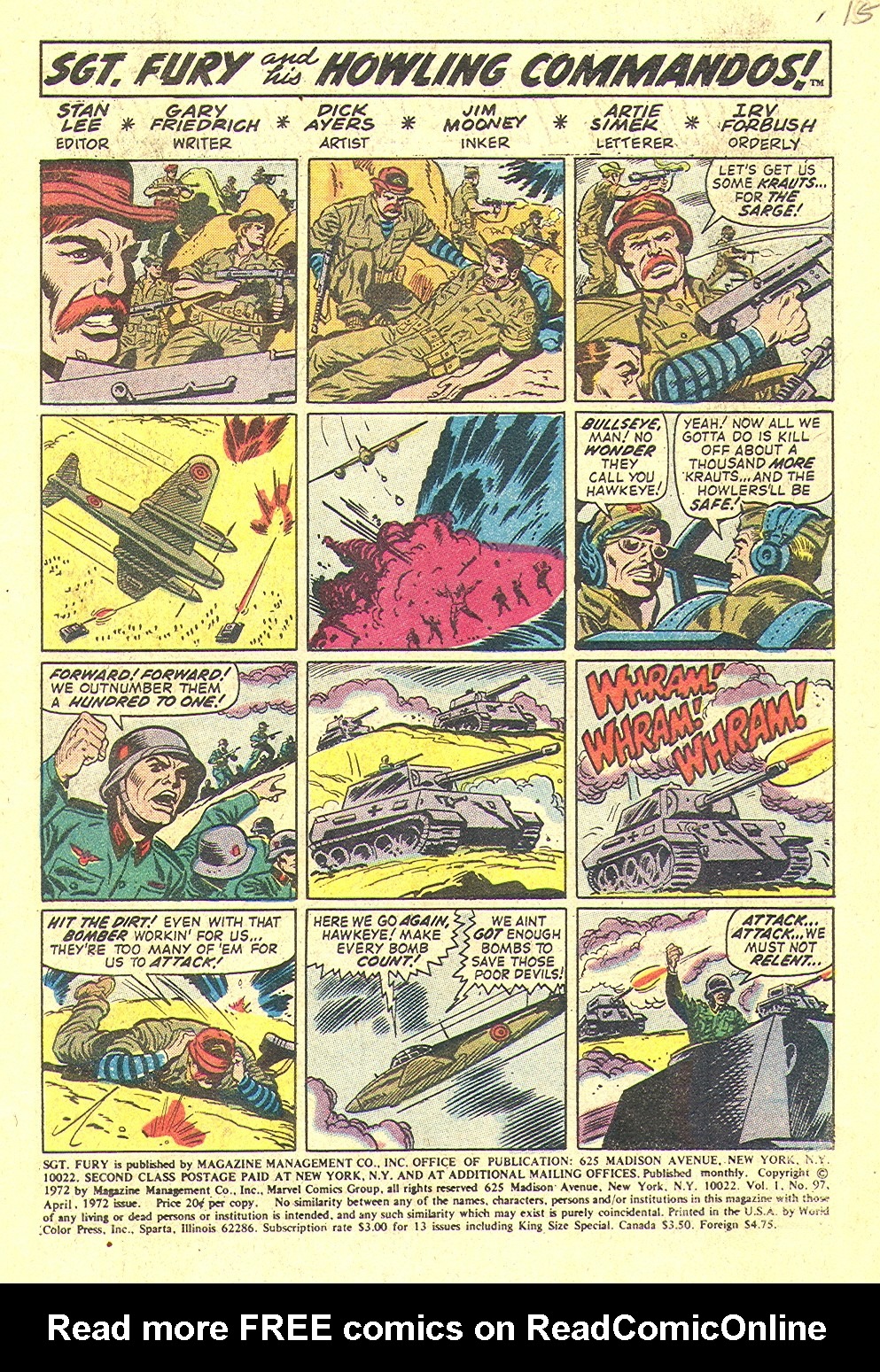 Read online Sgt. Fury comic -  Issue #97 - 3