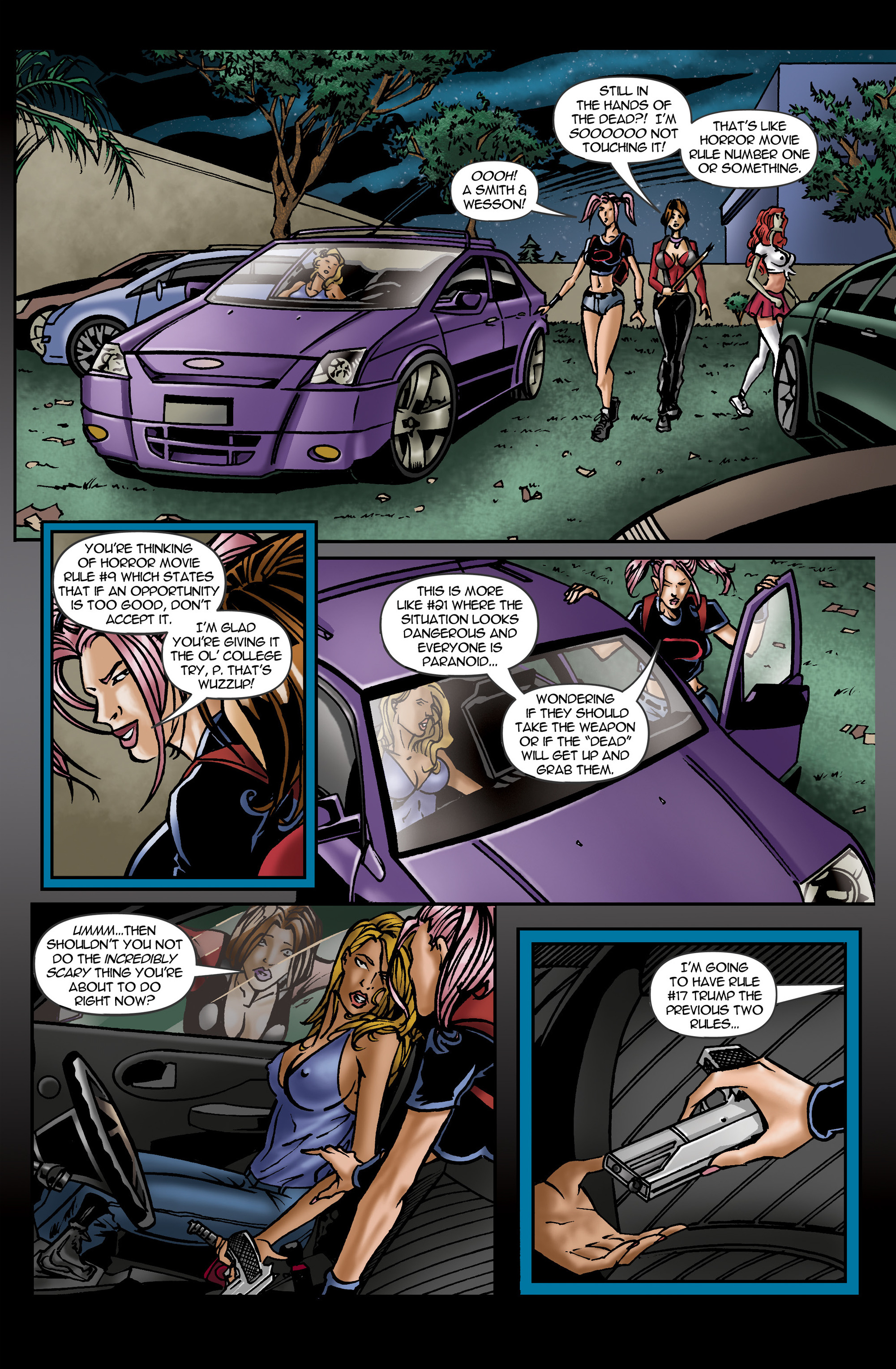 Read online Chaos Campus: Sorority Girls Vs. Zombies comic -  Issue #2 - 14