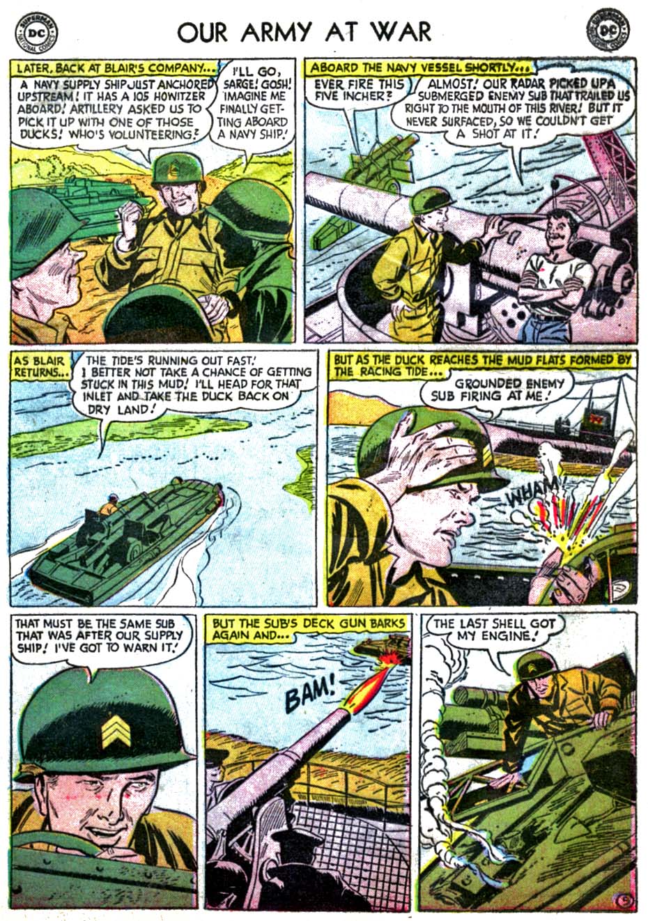 Read online Our Army at War (1952) comic -  Issue #38 - 31
