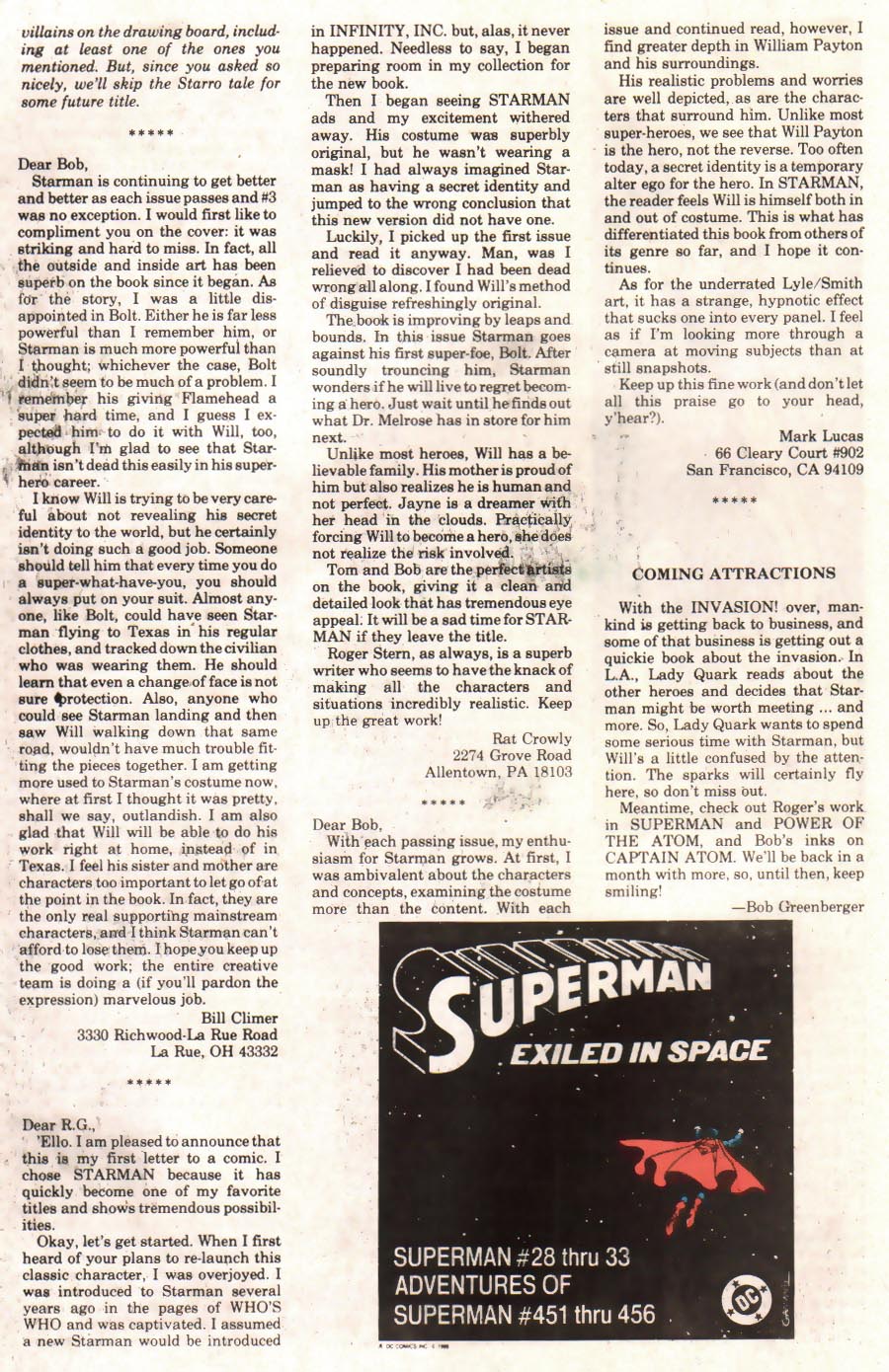 Starman (1988) Issue #7 #7 - English 25