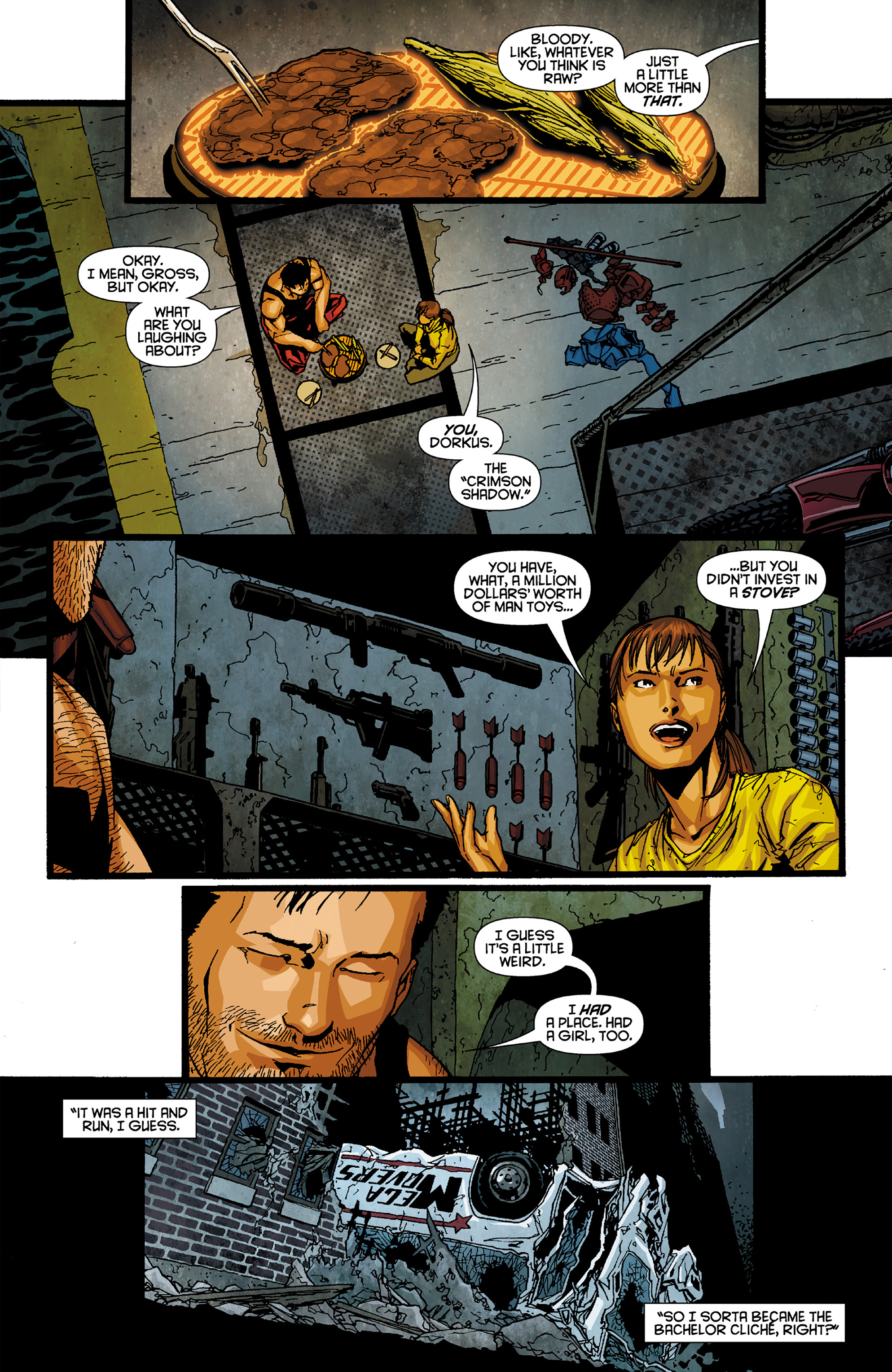 Read online Leaving Megalopolis: Surviving Megalopolis comic -  Issue #5 - 7