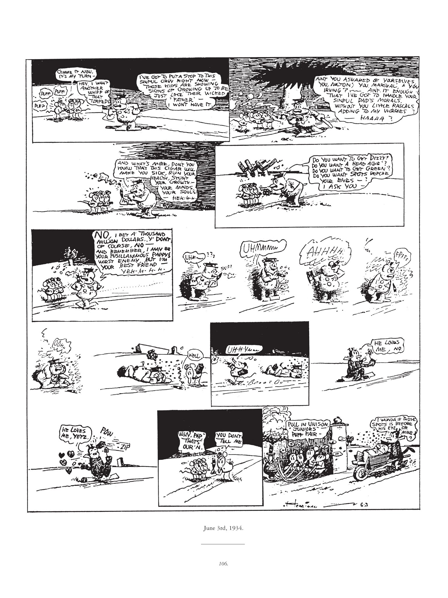 Read online Krazy & Ignatz comic -  Issue # TPB 8 - 105