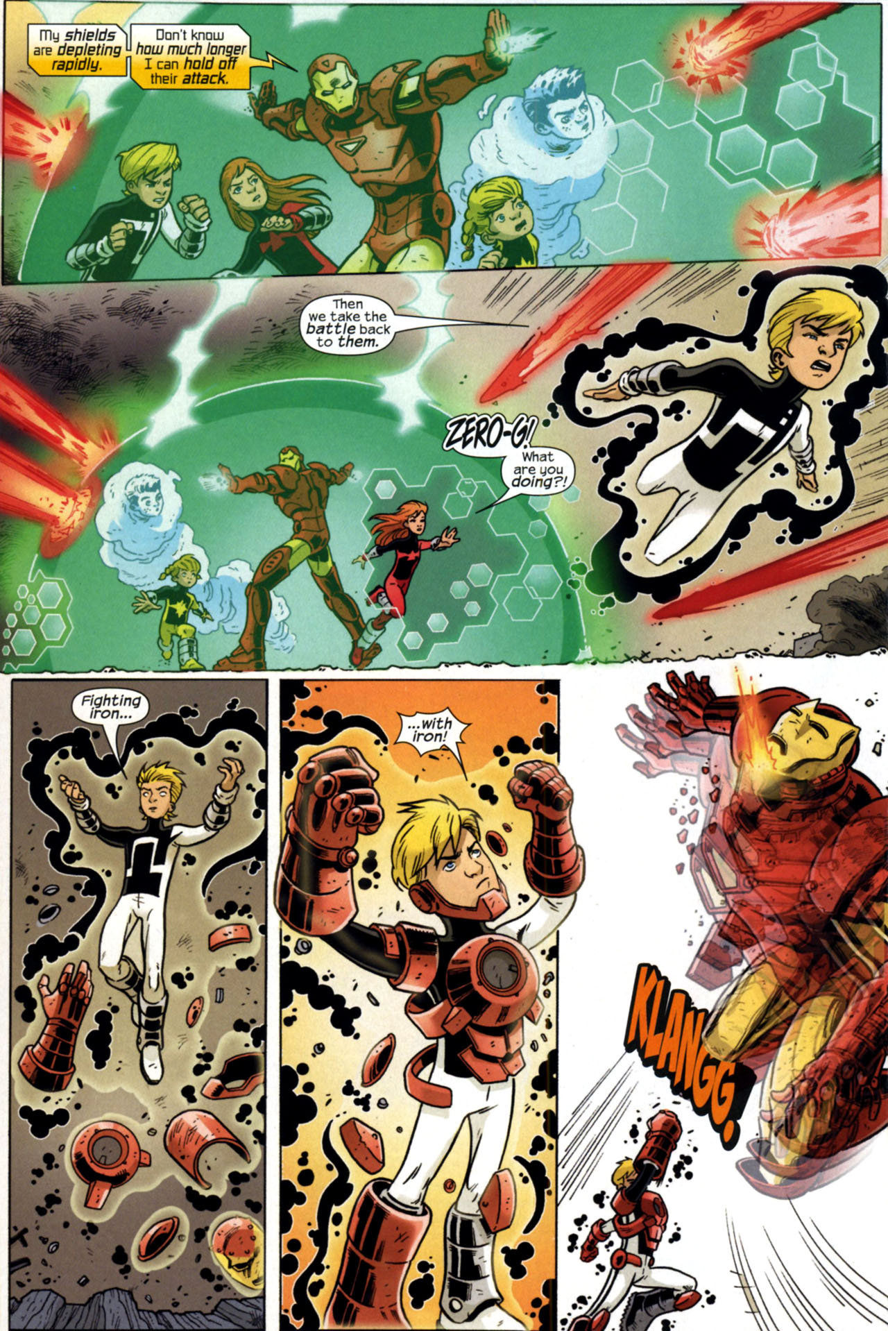 Read online Iron Man and Power Pack comic -  Issue #4 - 5