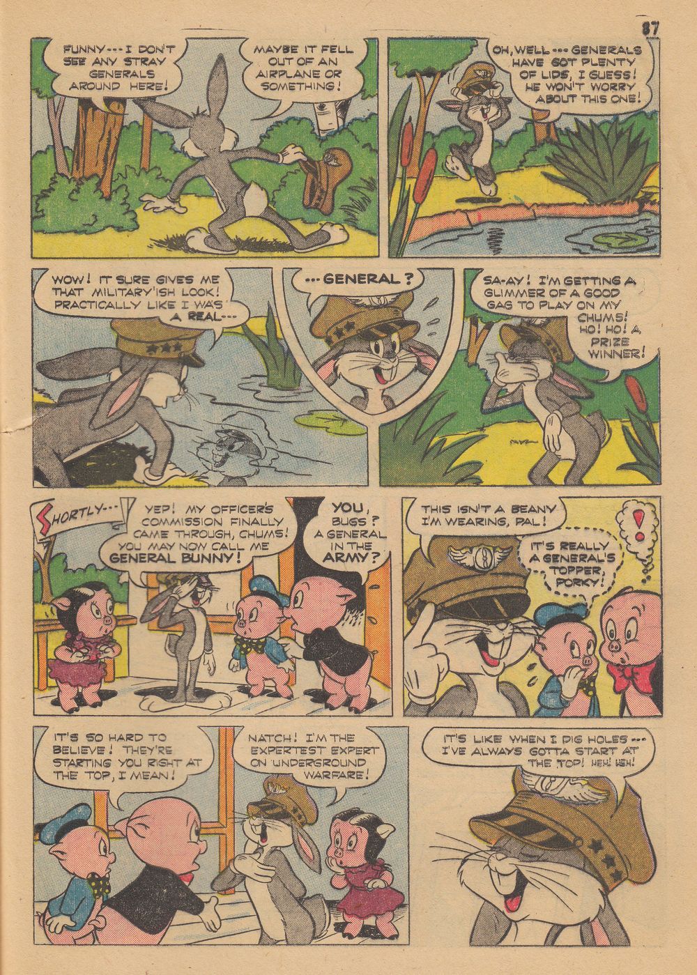 Read online Bugs Bunny's Christmas Funnies comic -  Issue # TPB 5 - 89