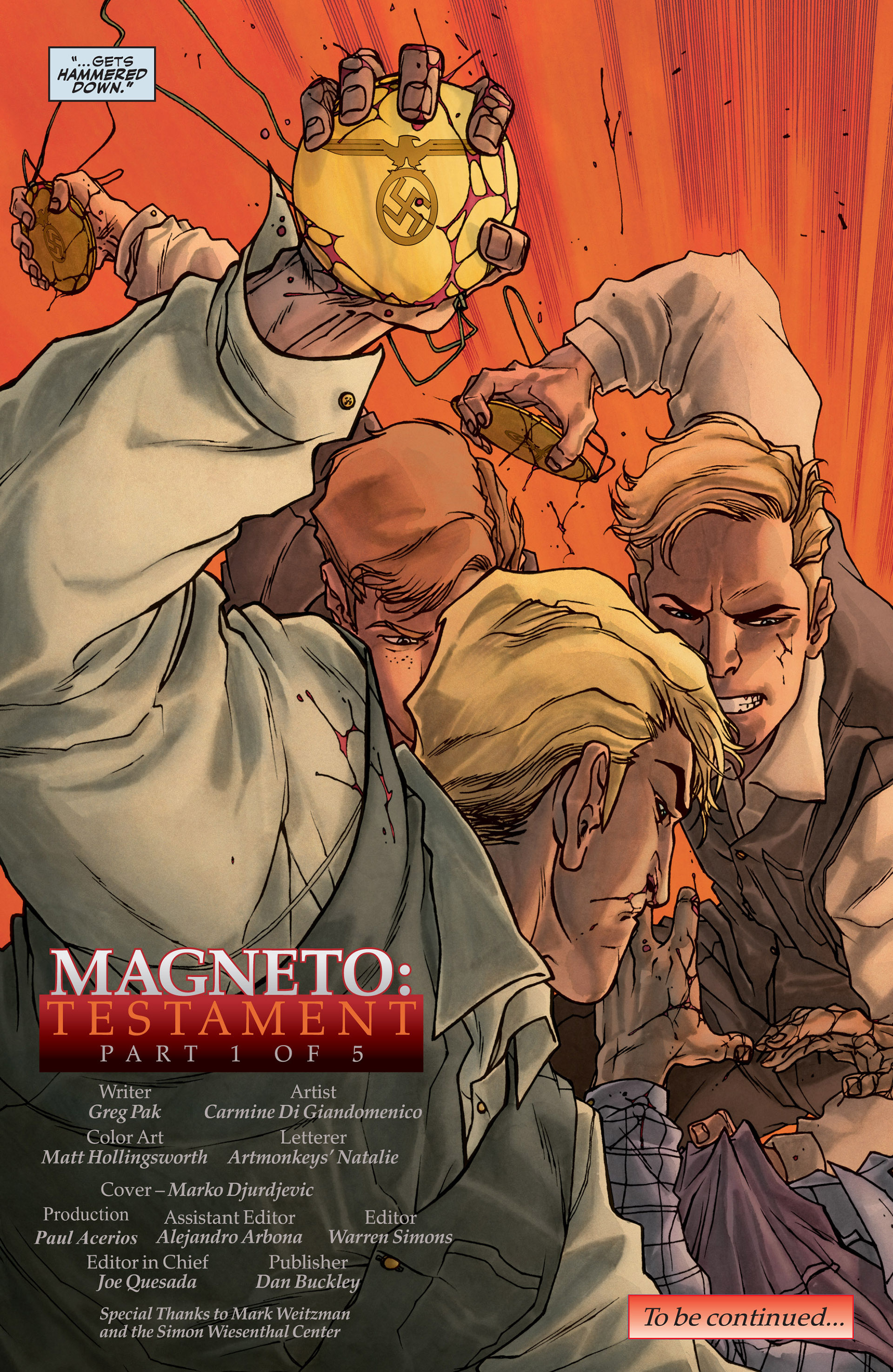 Read online X-Men: Magneto Testament comic -  Issue #1 - 22
