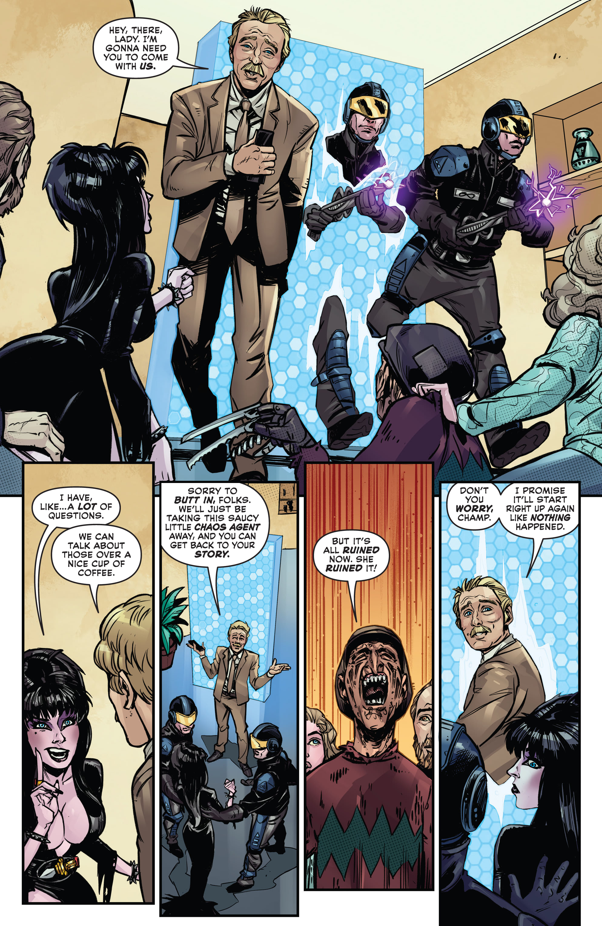 Read online Elvira in Horrorland comic -  Issue #4 - 21