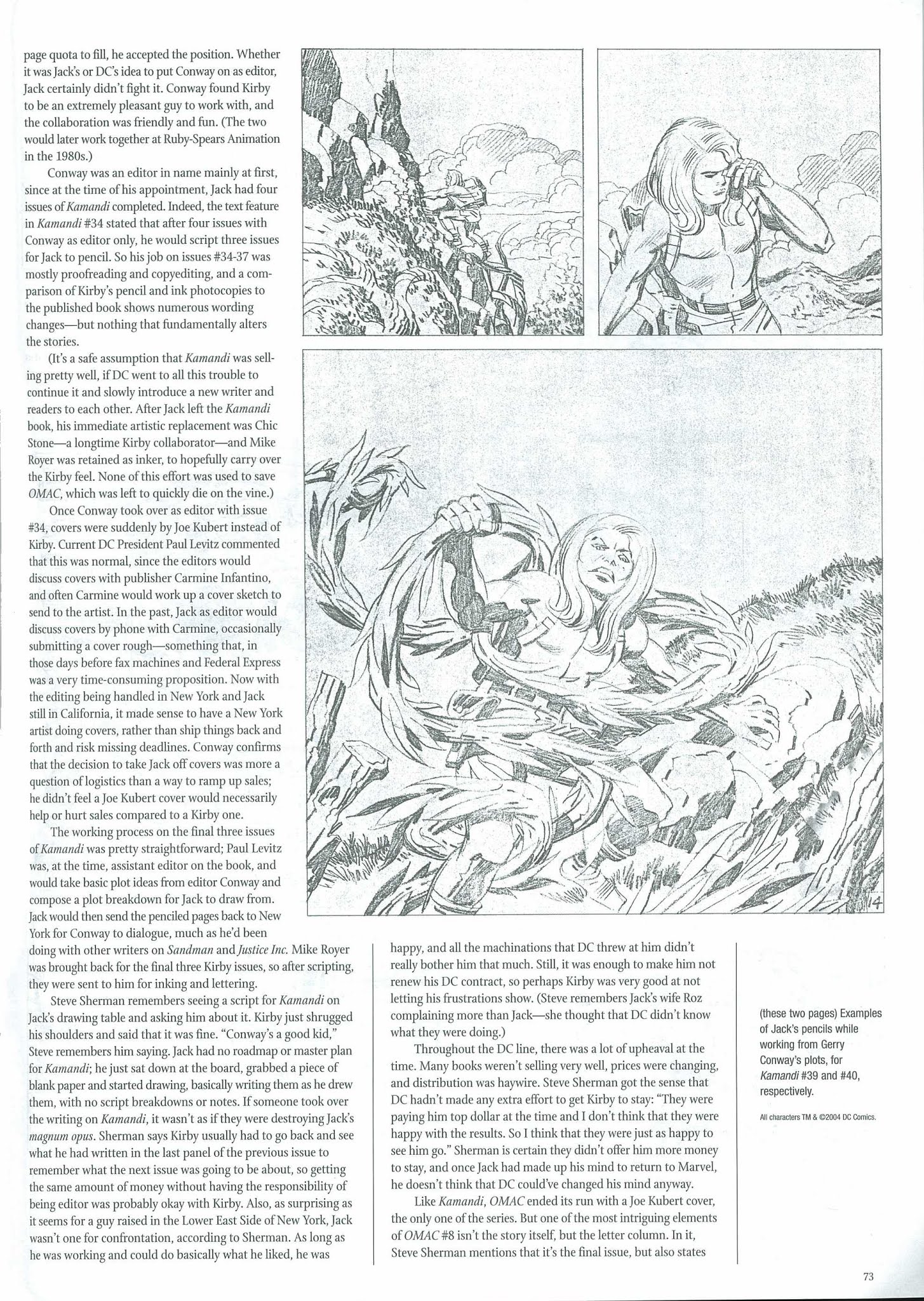 Read online The Jack Kirby Collector comic -  Issue #40 - 75