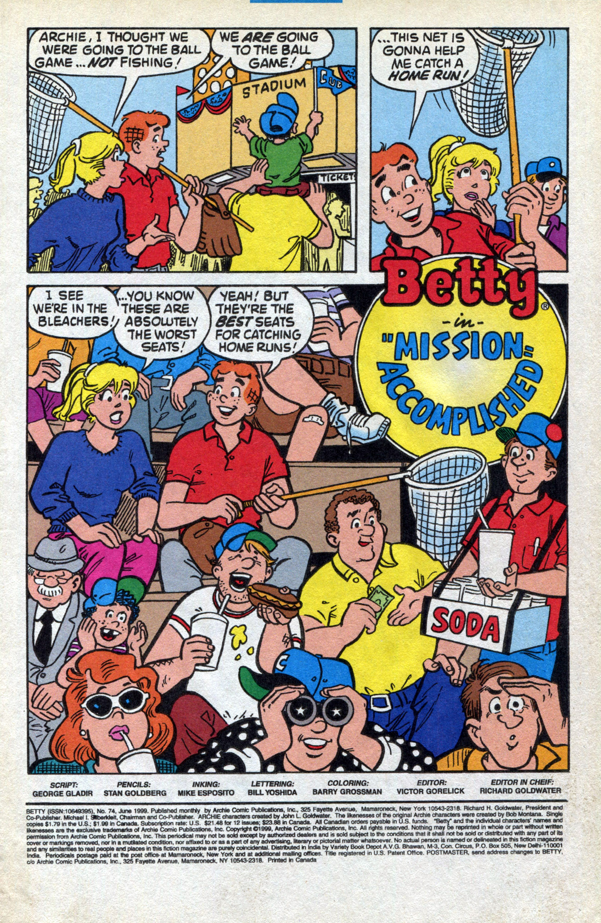 Read online Betty comic -  Issue #74 - 3