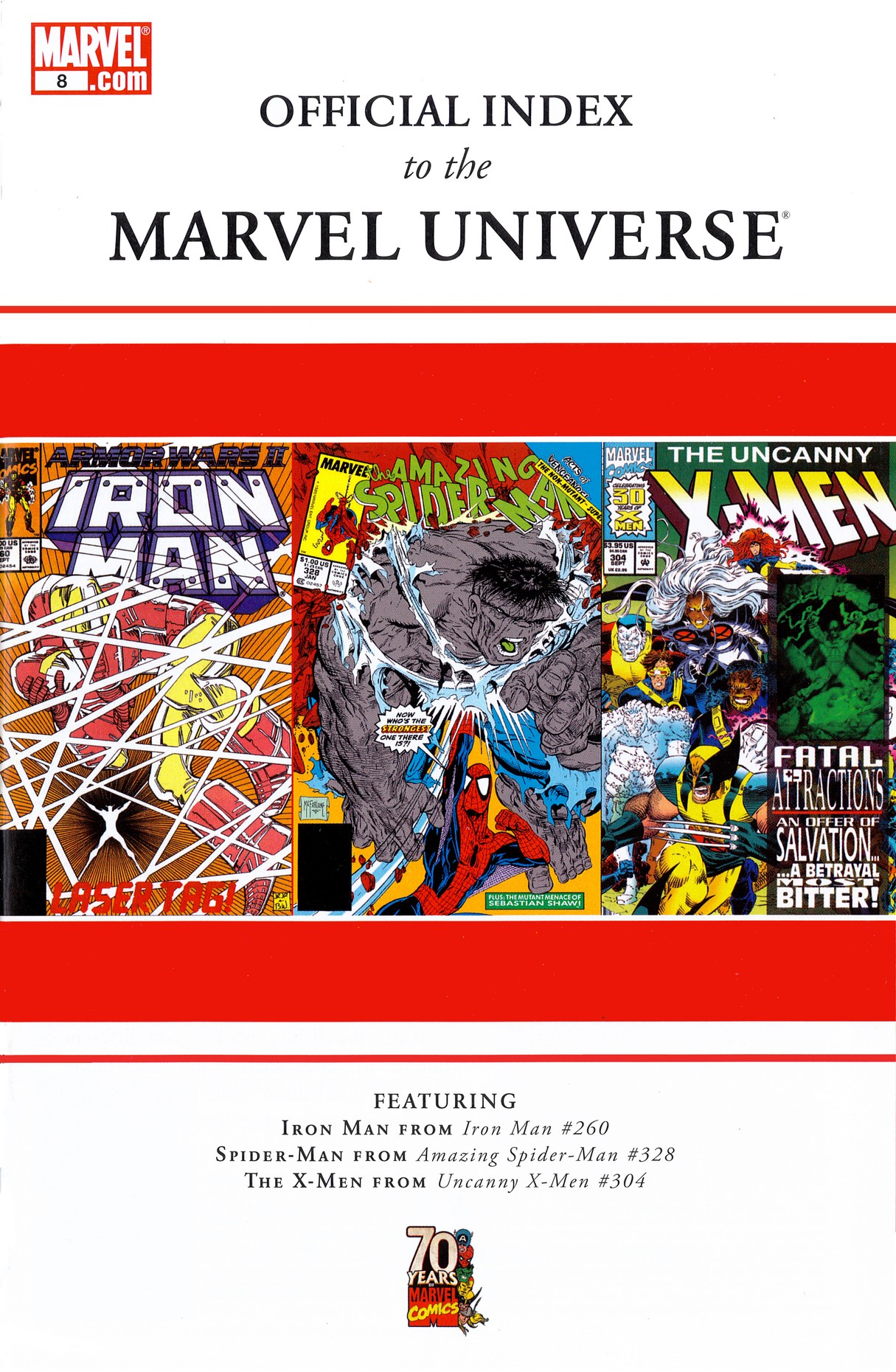 Read online Official Index to the Marvel Universe comic -  Issue #8 - 1