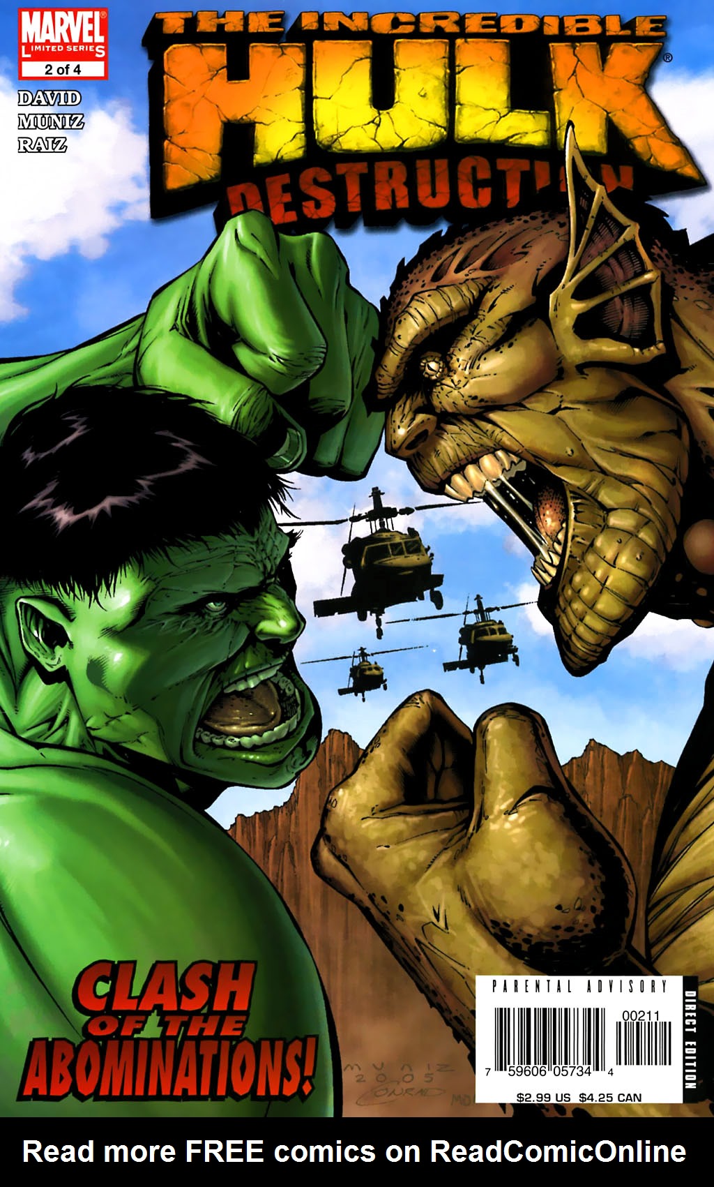 Read online Hulk: Destruction comic -  Issue #2 - 1