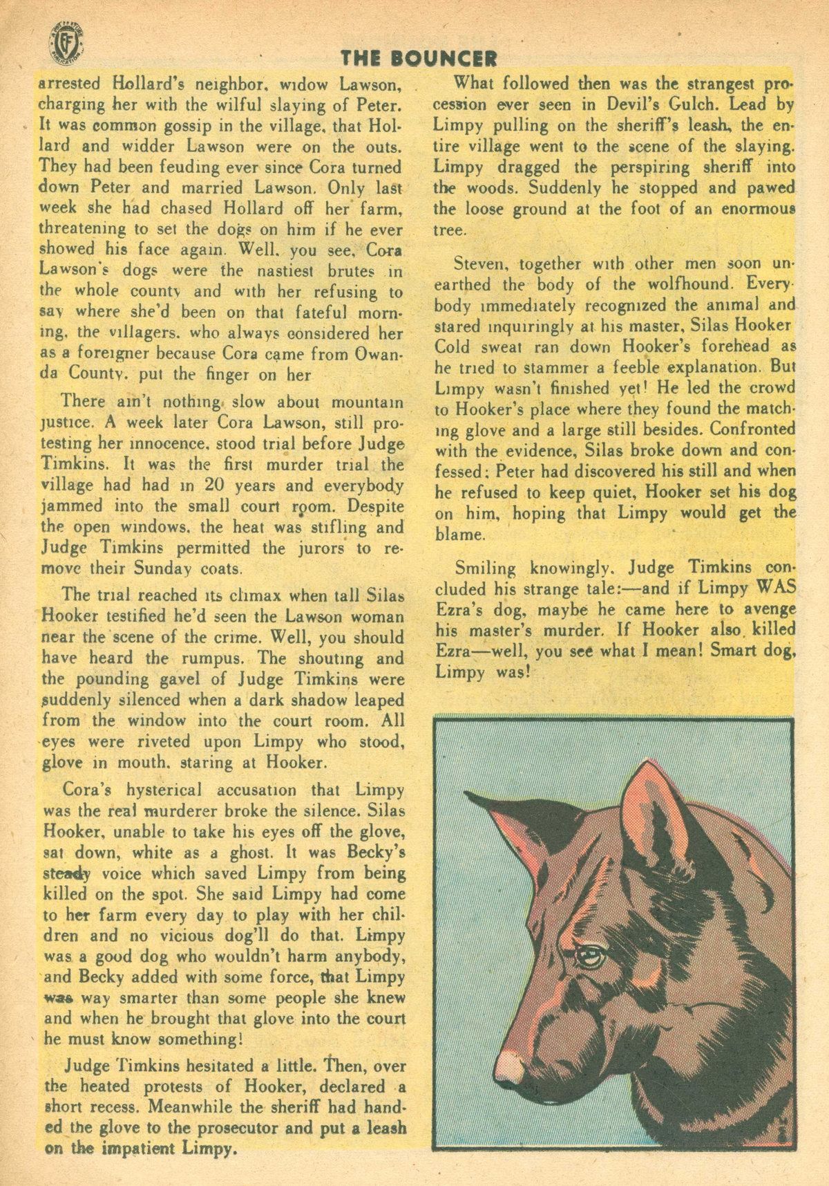 Read online The Bouncer (1944) comic -  Issue #11 - 26