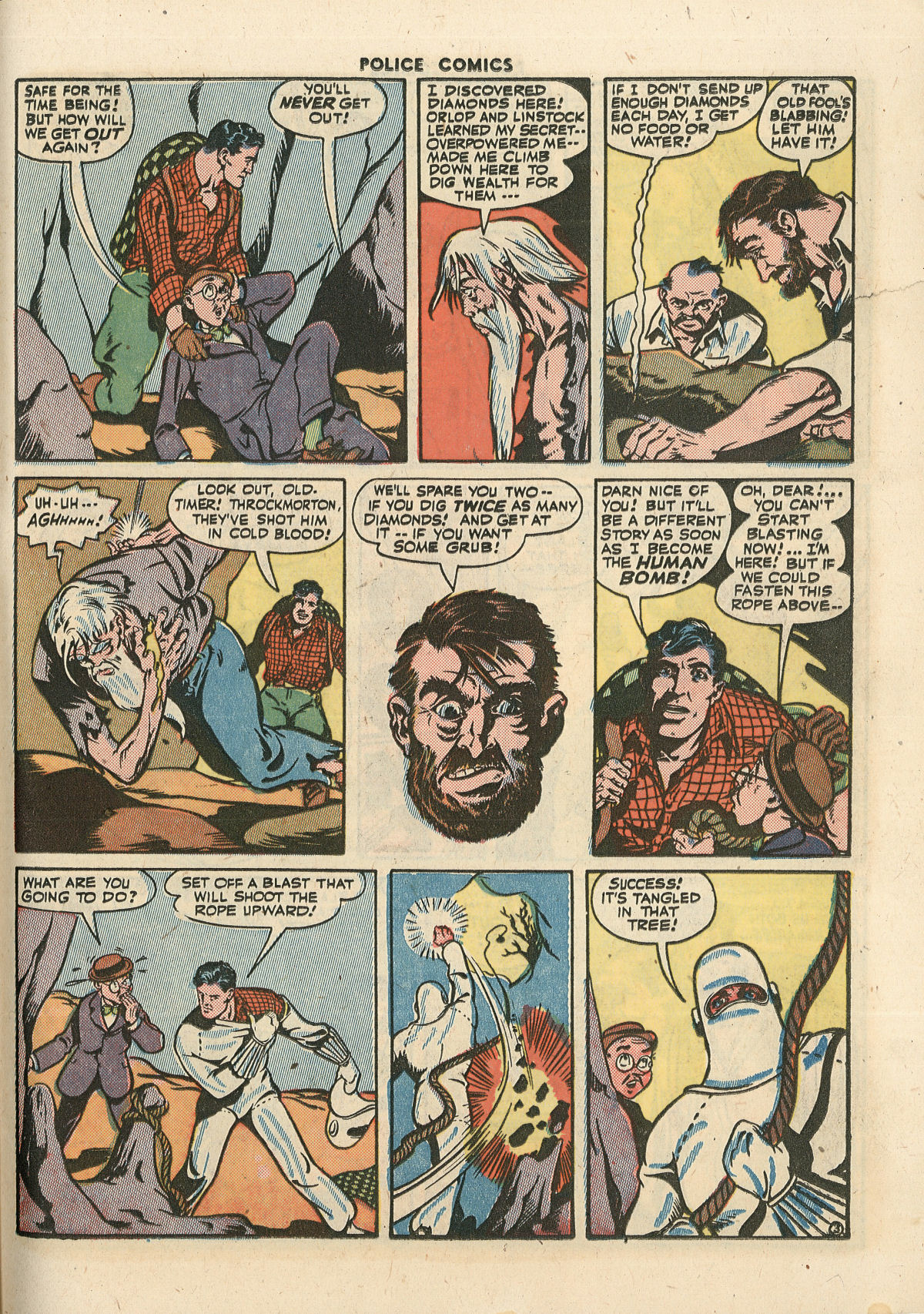 Read online Police Comics comic -  Issue #37 - 39