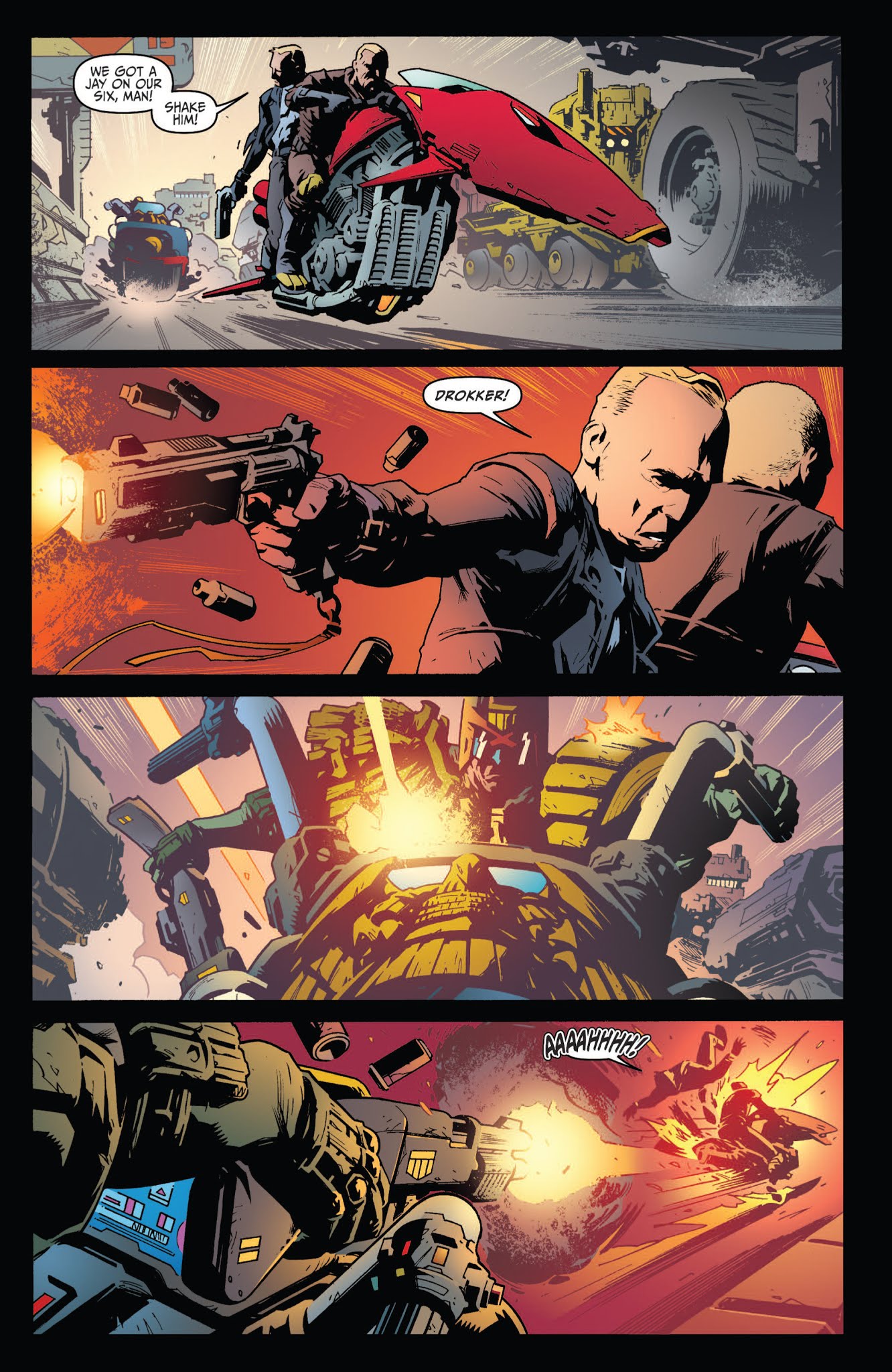 Read online Judge Dredd: Year One comic -  Issue #1 - 10