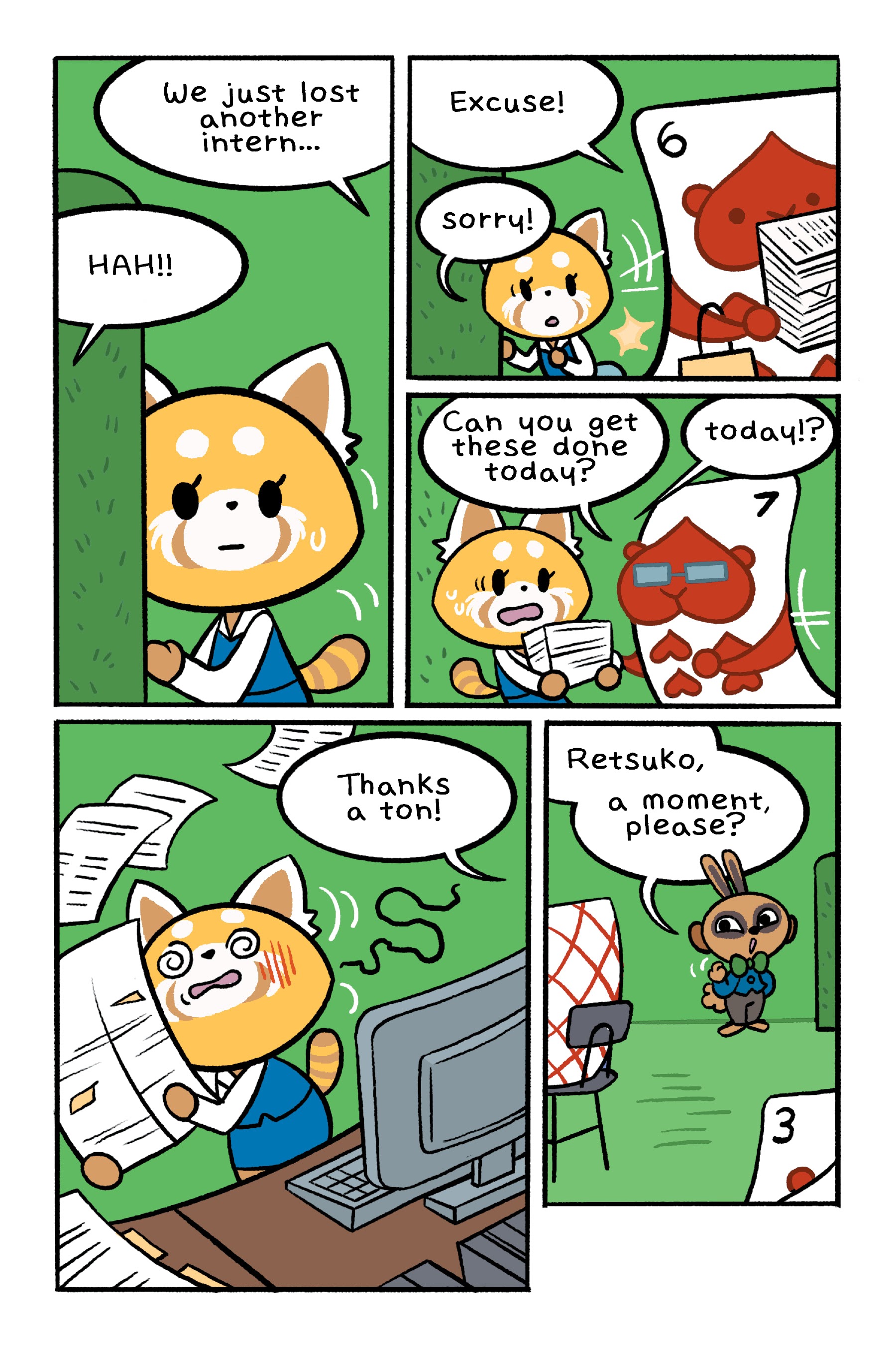 Read online Aggretsuko: Down the Rabbit Hole comic -  Issue # TPB - 58