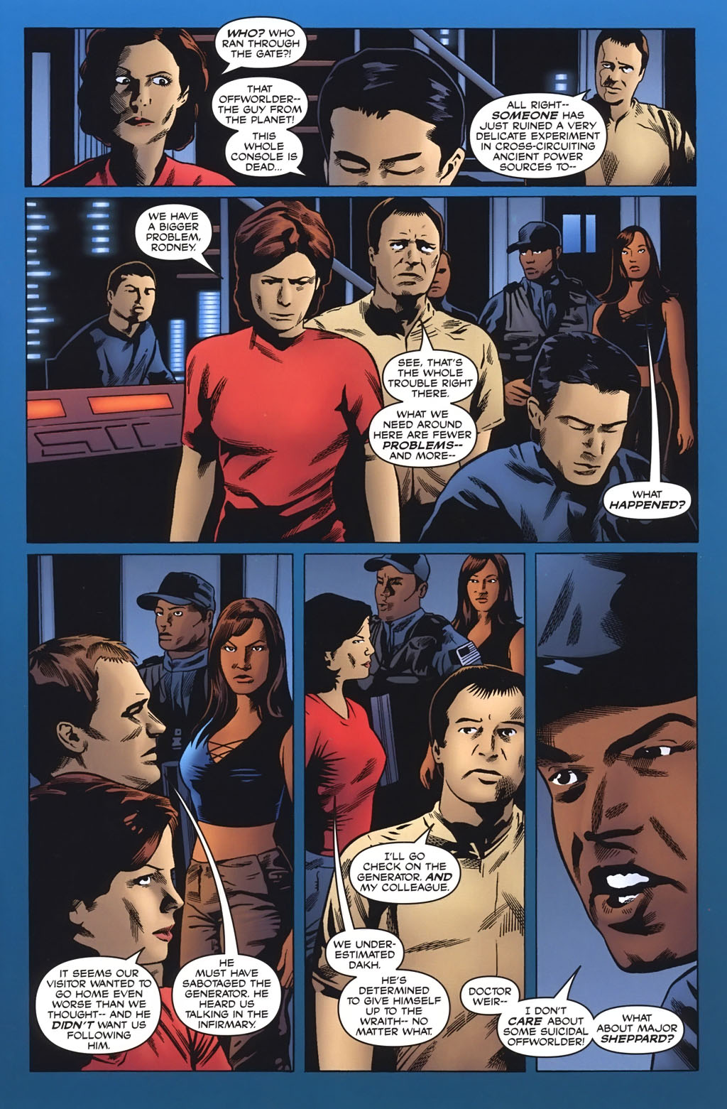 Read online Stargate Atlantis: Wraithfall comic -  Issue #2 - 17