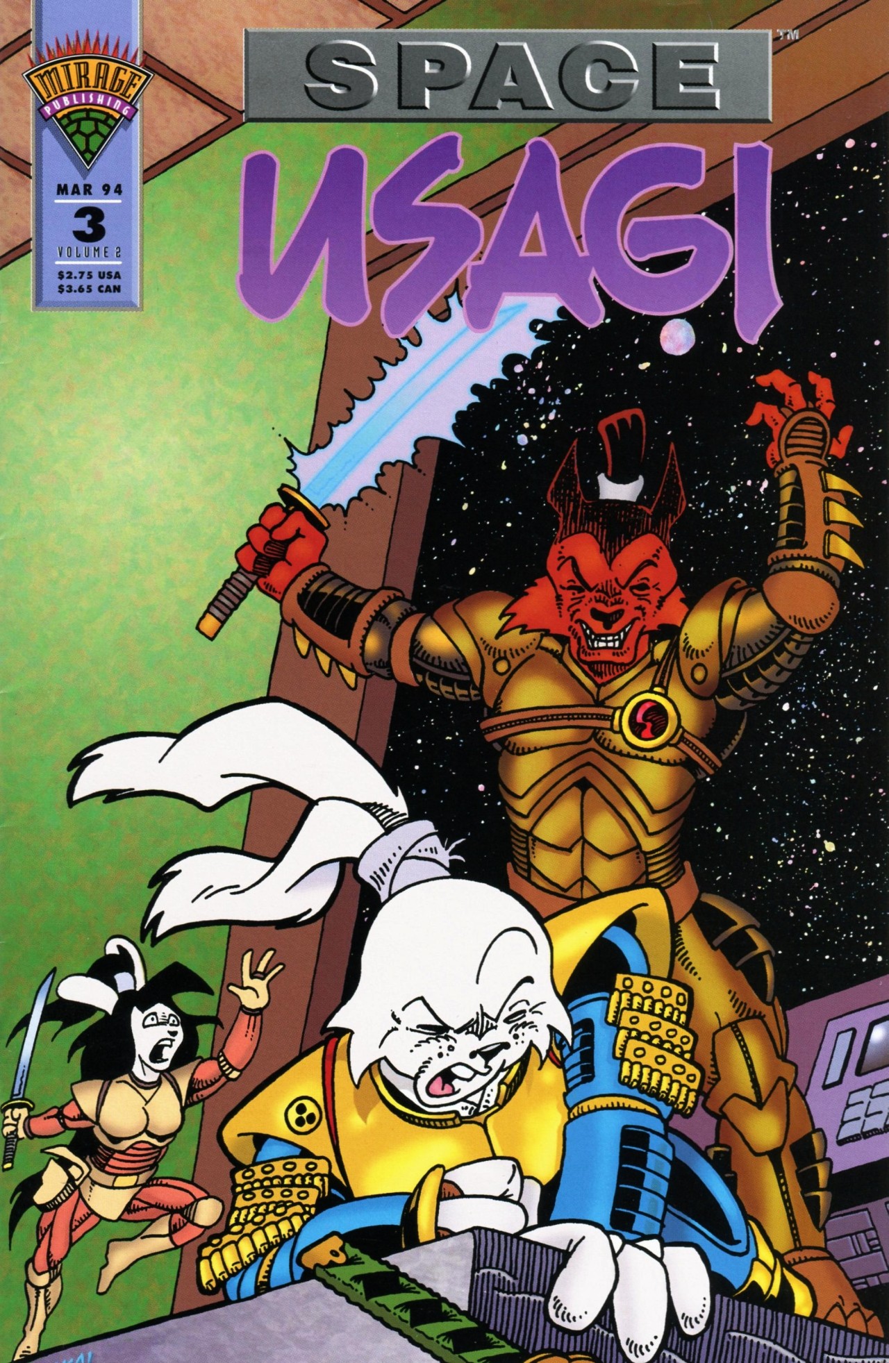 Read online Space Usagi Volume 2 comic -  Issue #3 - 1