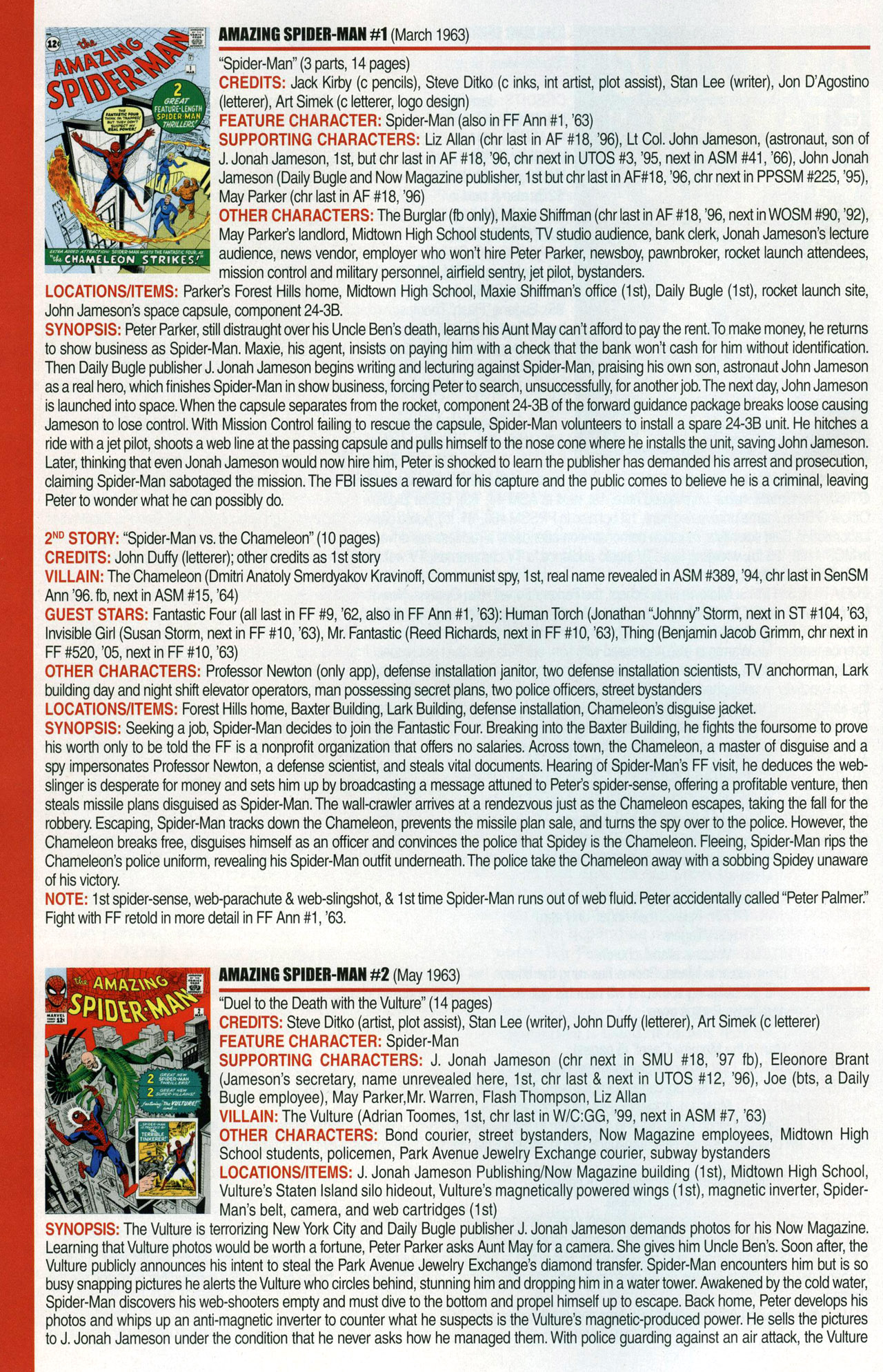 Read online Official Index to the Marvel Universe comic -  Issue #1 - 4