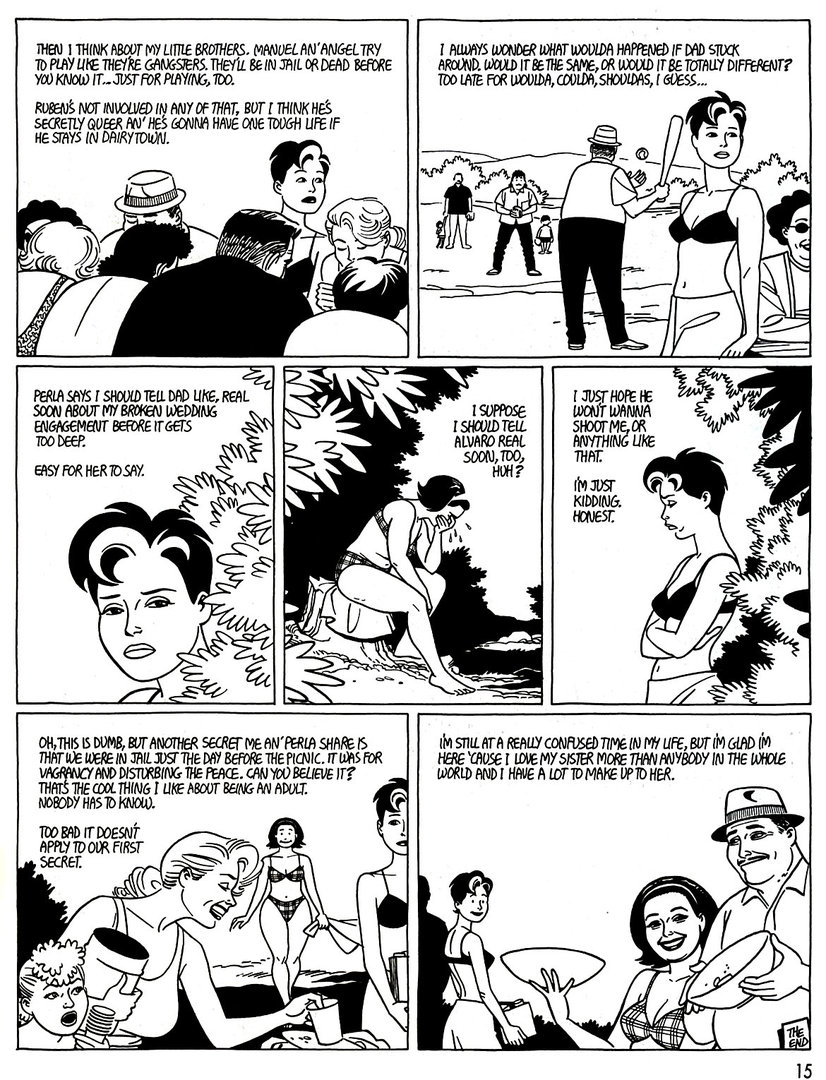 Read online Love and Rockets (1982) comic -  Issue #45 - 17