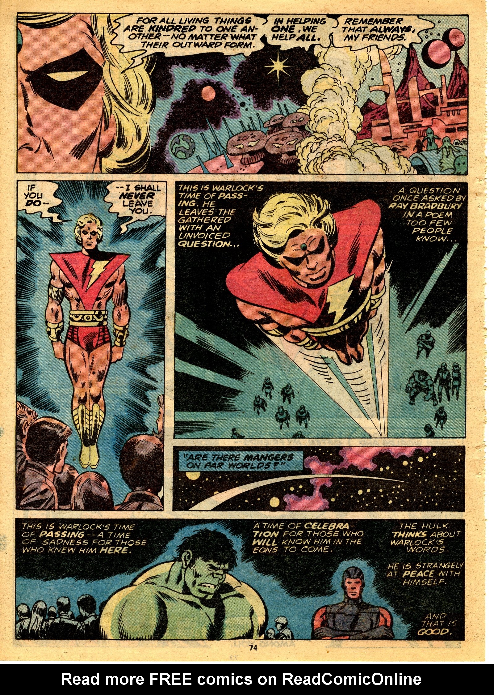 Read online Marvel Treasury Edition comic -  Issue #24 - 76