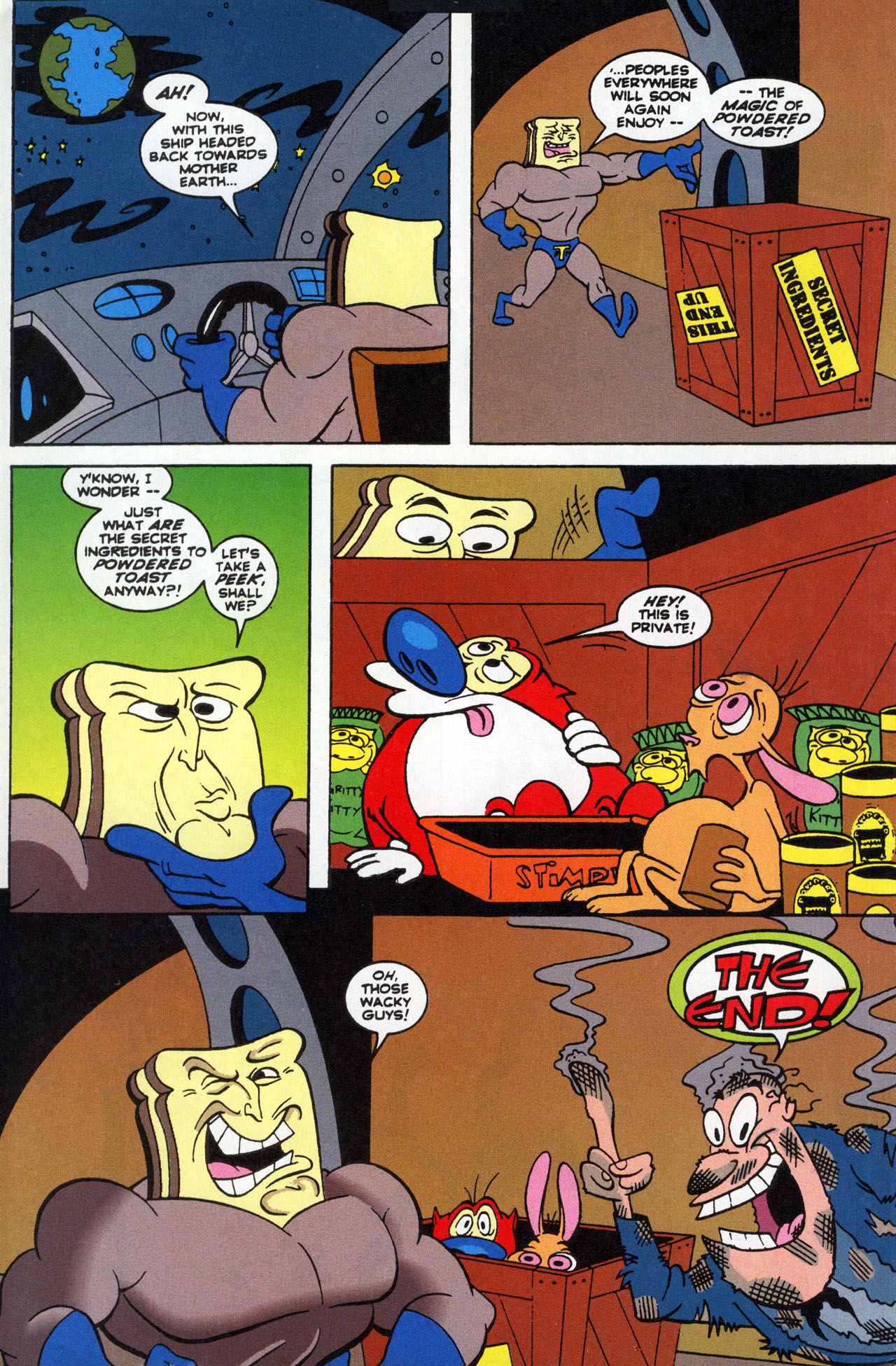Read online The Ren & Stimpy Show Special: Powdered Toastman's Cereal Serial comic -  Issue # Full - 49