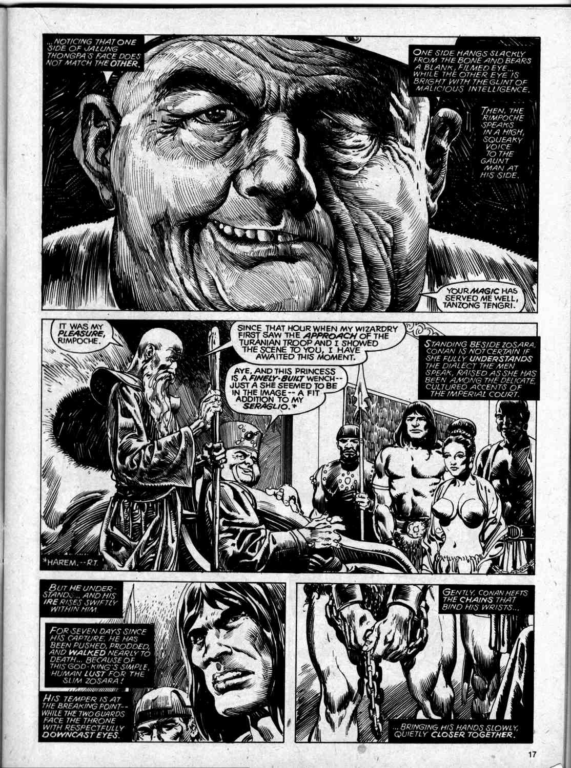 Read online The Savage Sword Of Conan comic -  Issue #59 - 17