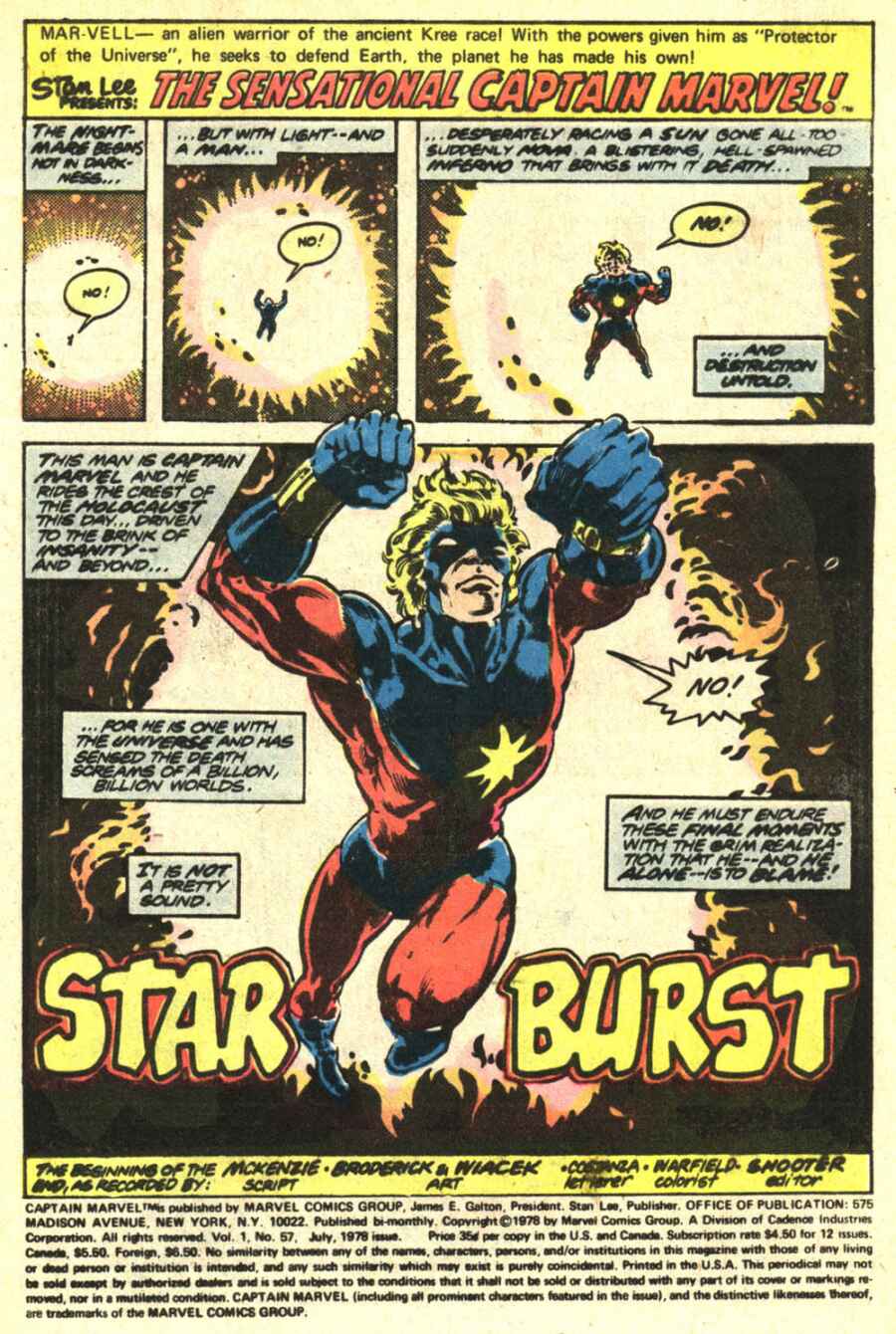 Captain Marvel (1968) Issue #57 #57 - English 2