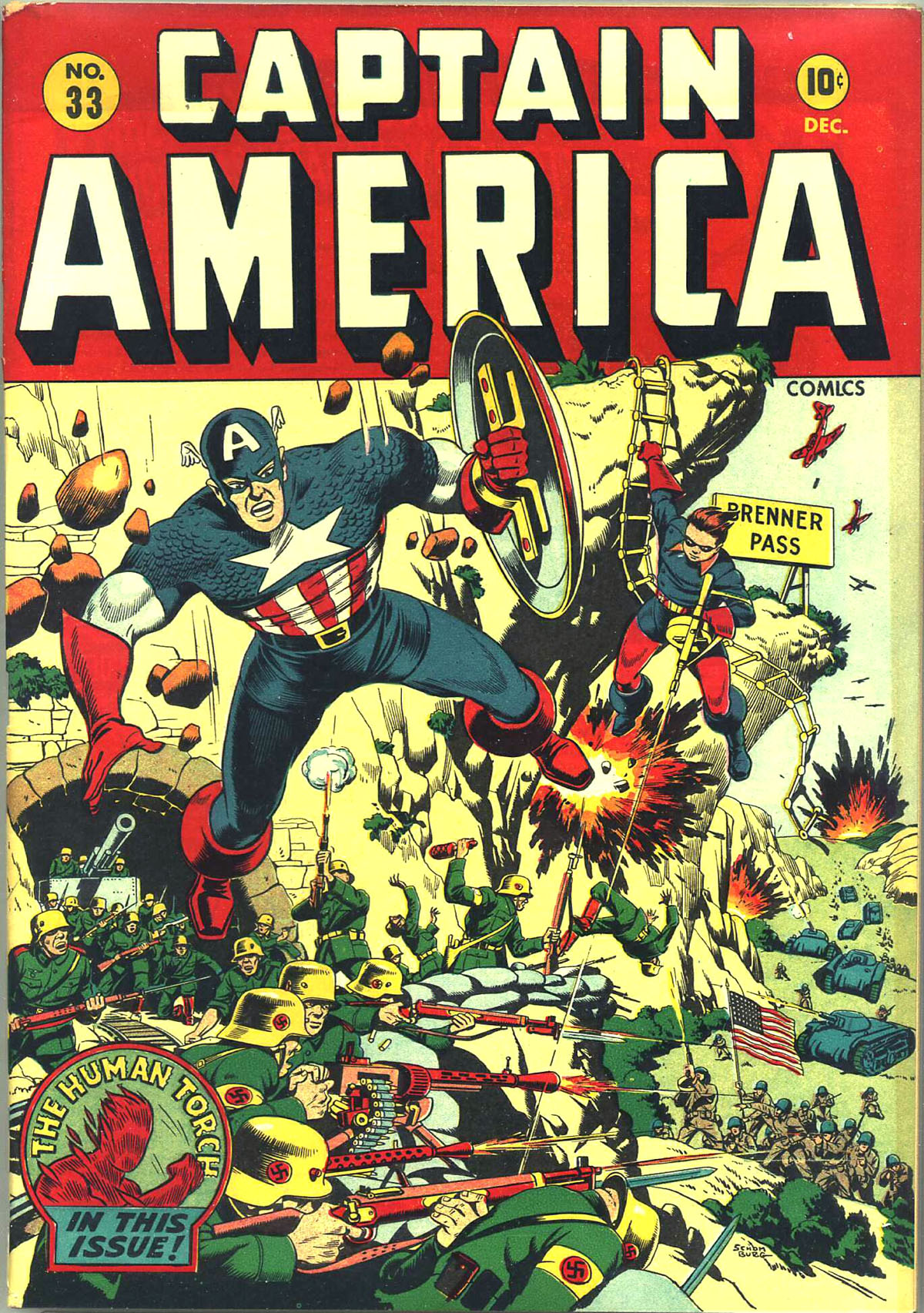Read online Captain America Comics comic Issue 33