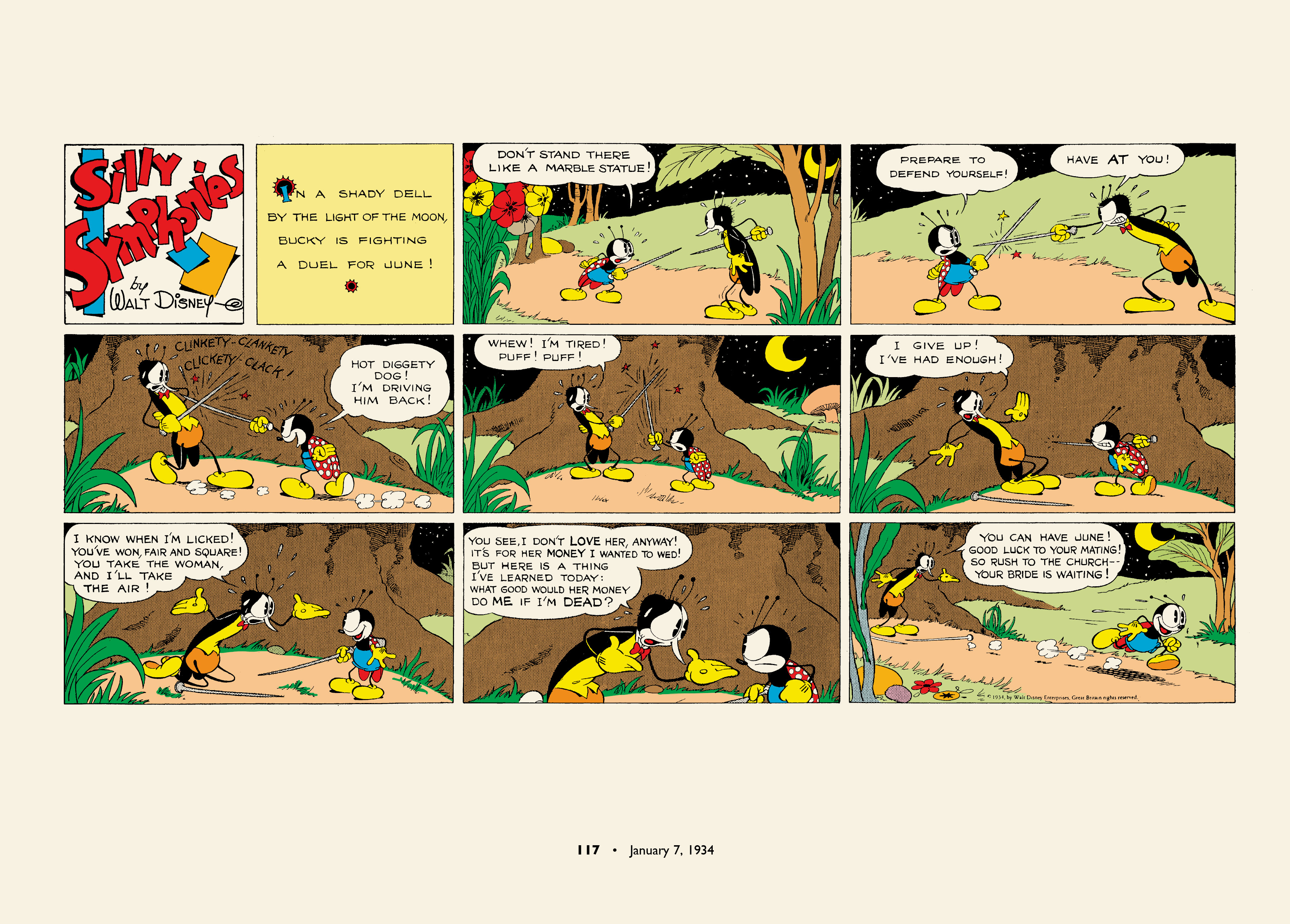Read online Walt Disney's Silly Symphonies 1932-1935: Starring Bucky Bug and Donald Duck comic -  Issue # TPB (Part 2) - 17