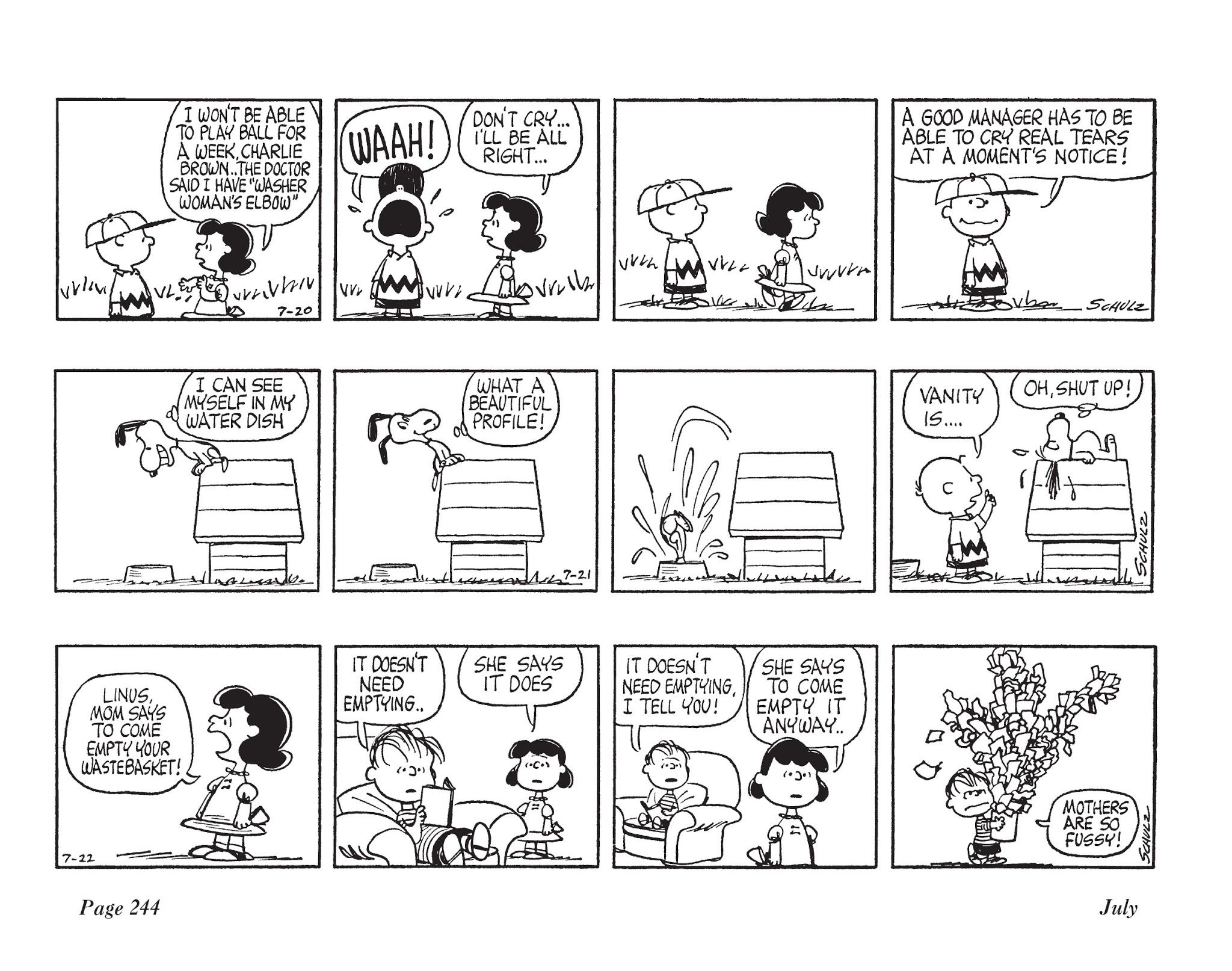 Read online The Complete Peanuts comic -  Issue # TPB 7 - 255