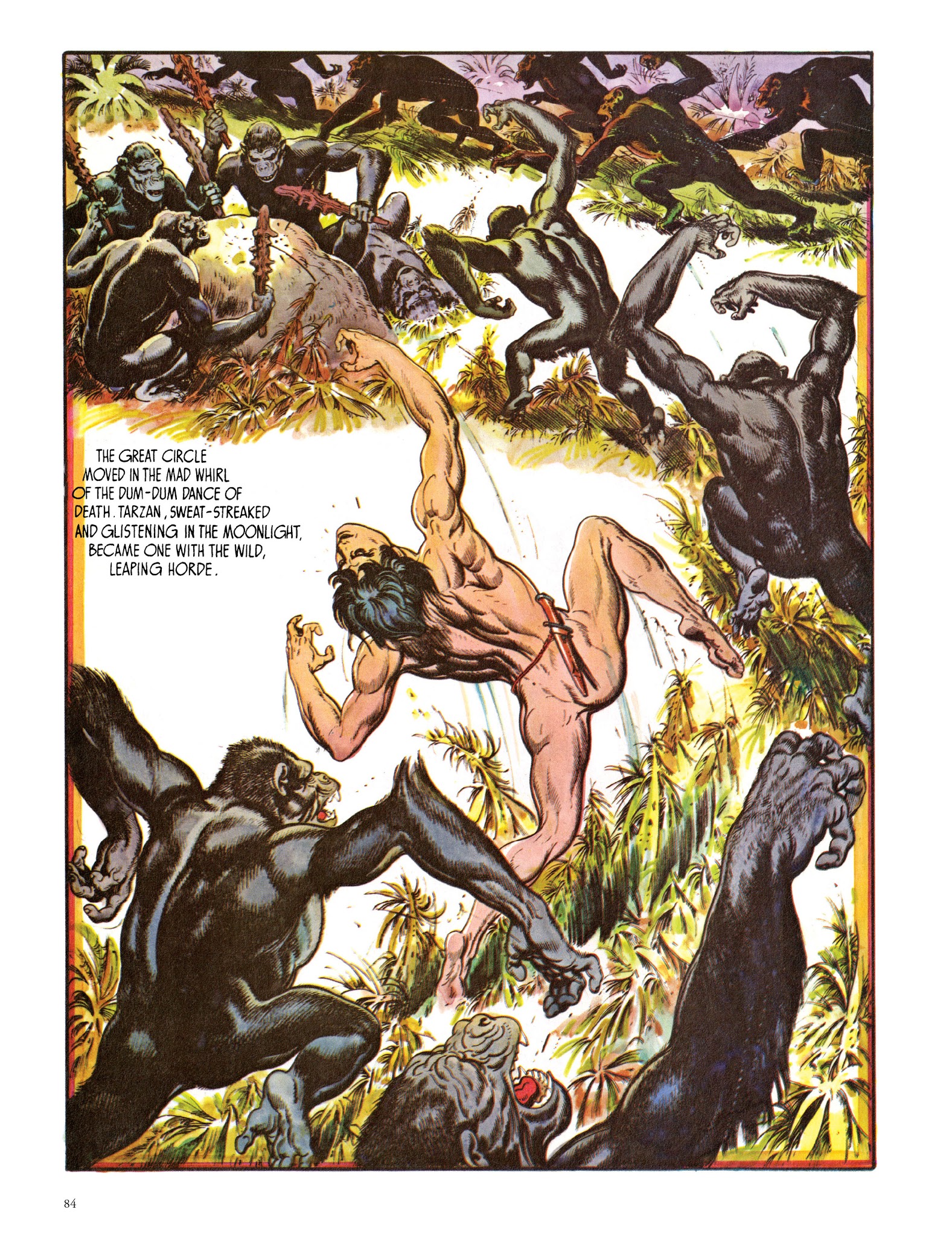 Read online Edgar Rice Burroughs' Tarzan: Burne Hogarth's Lord of the Jungle comic -  Issue # TPB - 84
