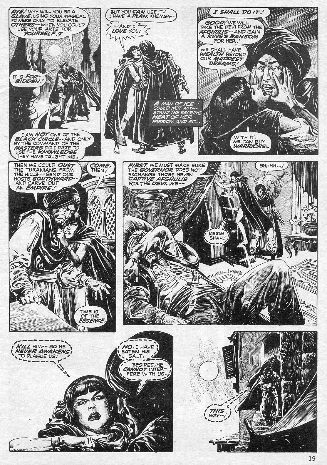 Read online The Savage Sword Of Conan comic -  Issue #16 - 19