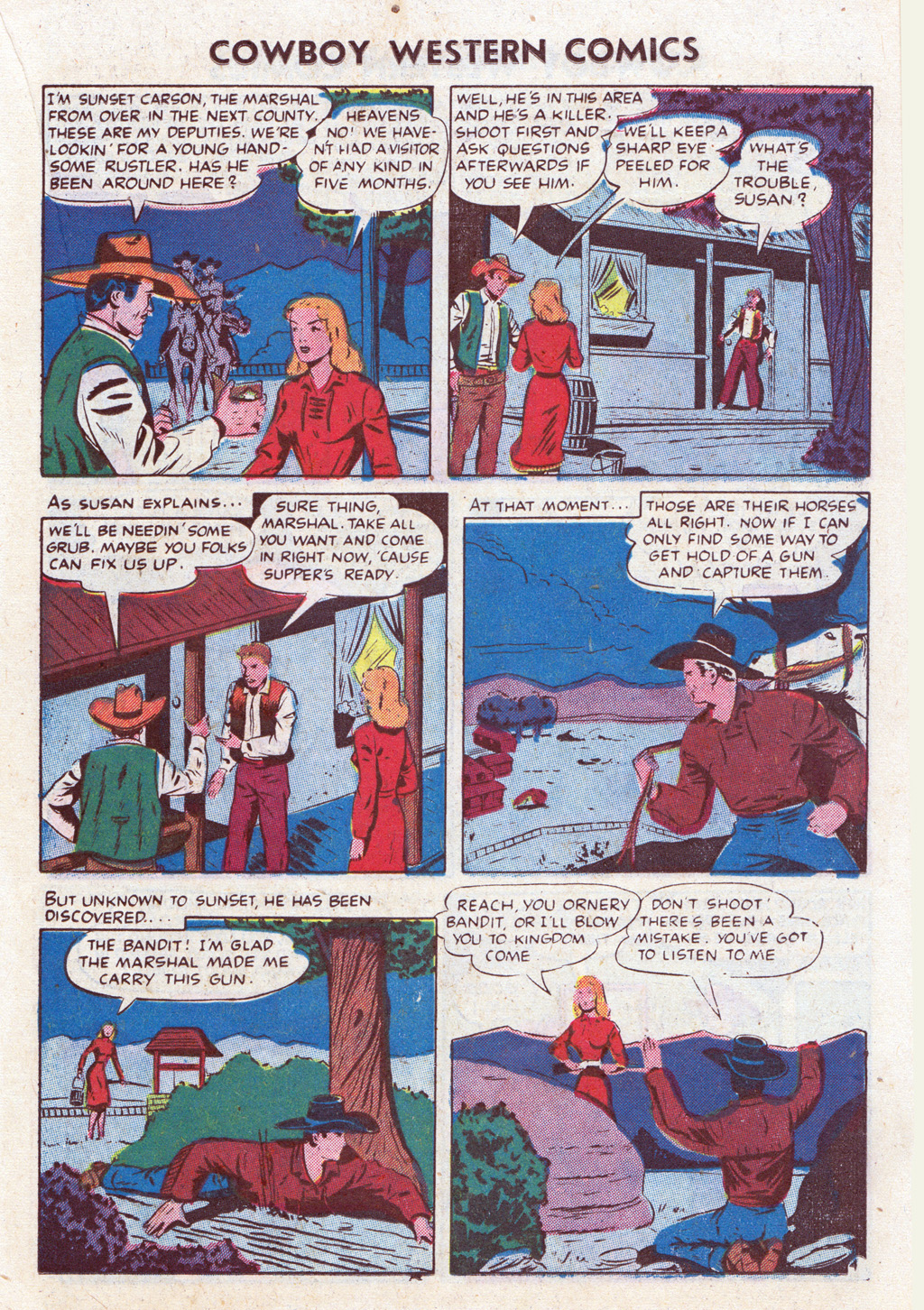 Read online Cowboy Western Comics (1948) comic -  Issue #36 - 15