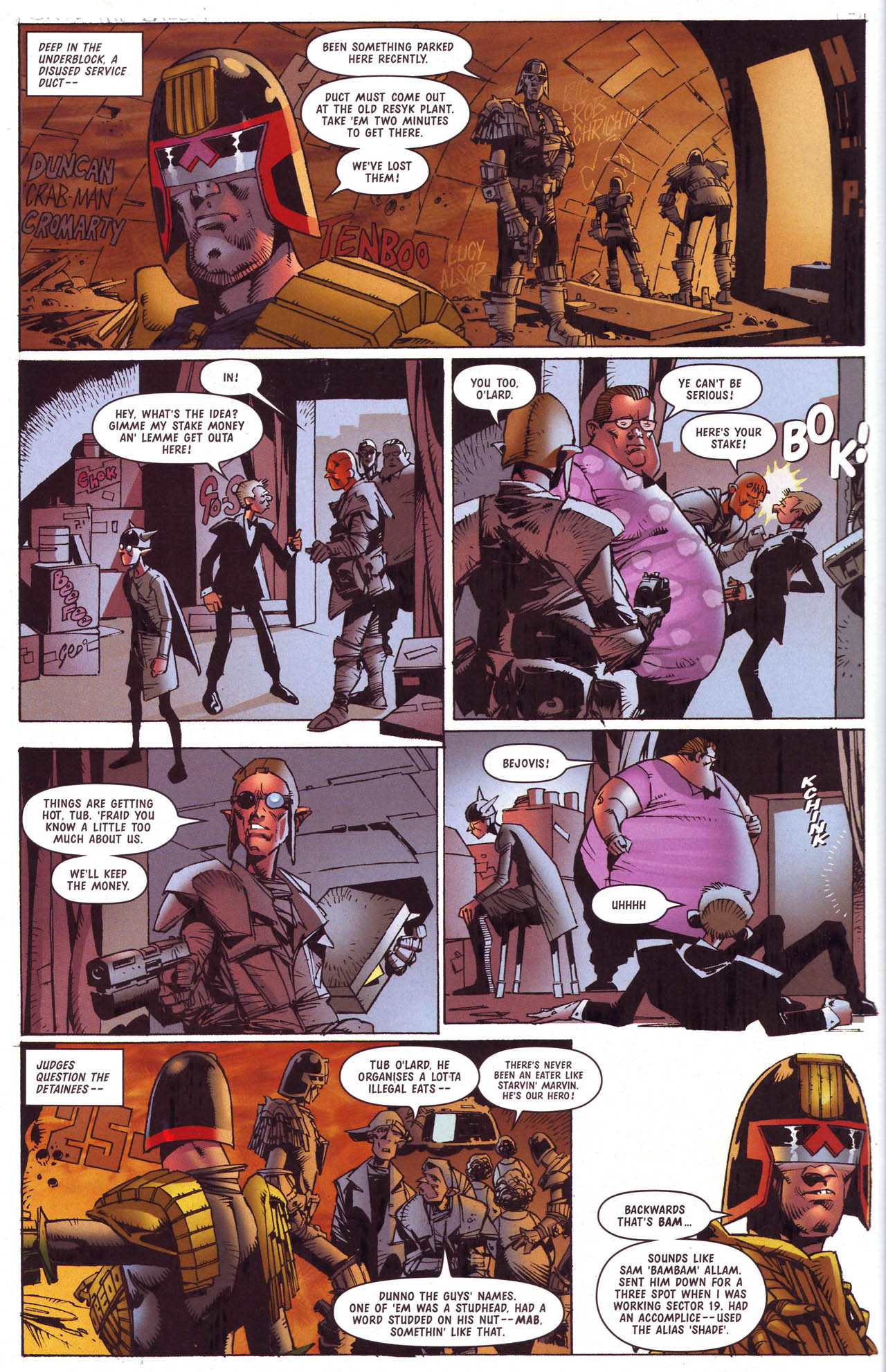 Read online Judge Dredd Megazine (vol. 4) comic -  Issue #3 - 4