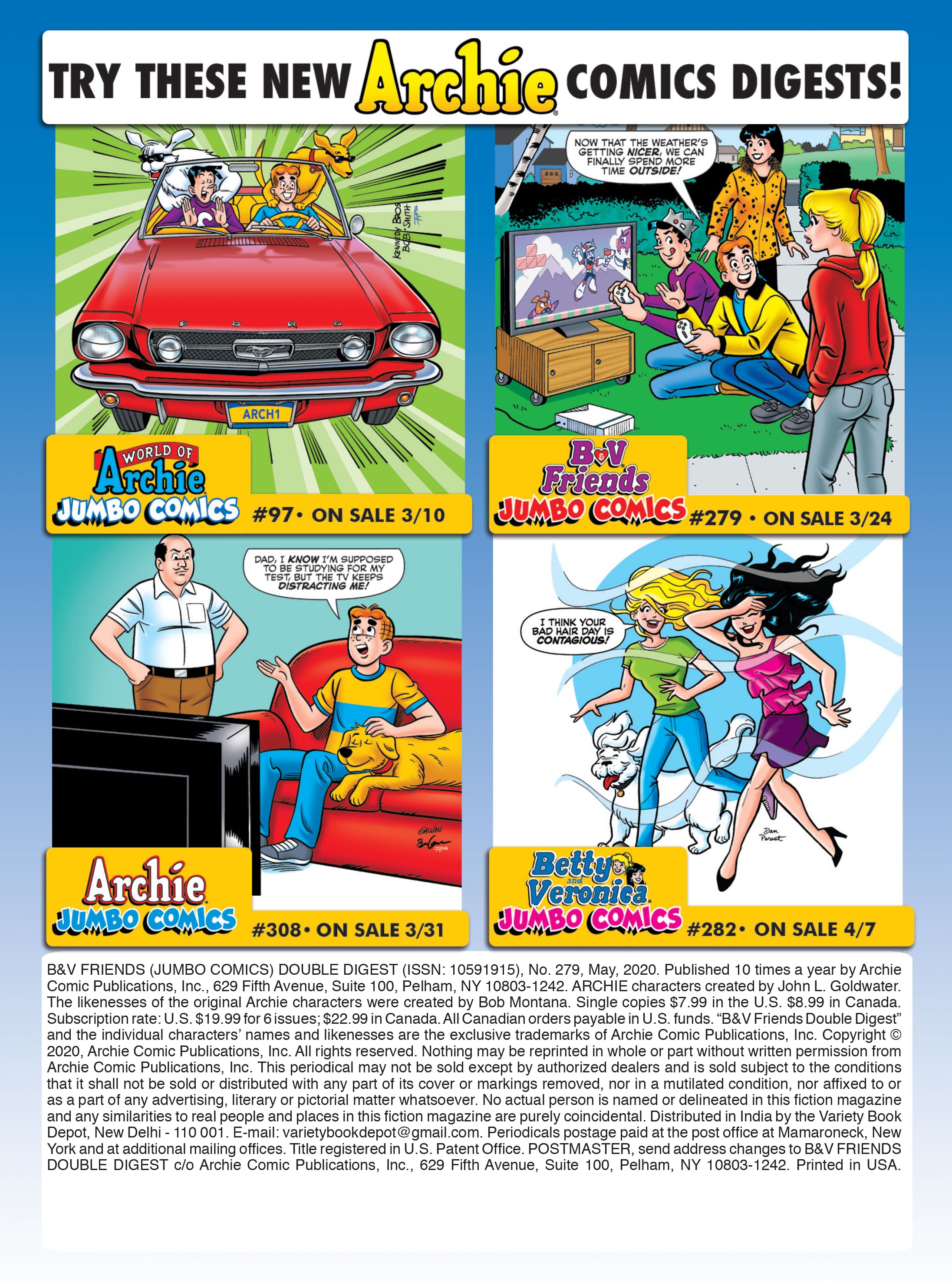 Read online Betty & Veronica Friends Double Digest comic -  Issue #279 - 182