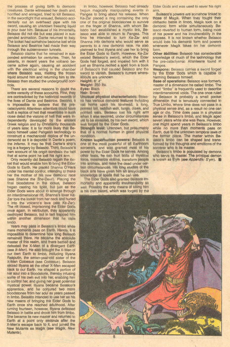 Read online The Official Handbook of the Marvel Universe Deluxe Edition comic -  Issue #2 - 7
