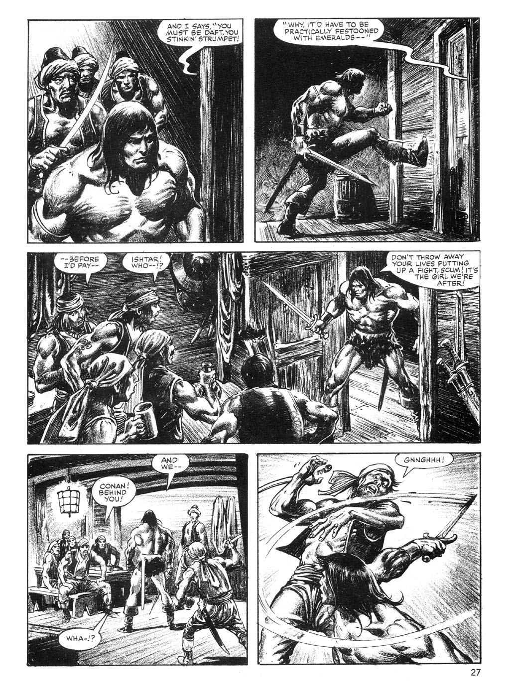 Read online The Savage Sword Of Conan comic -  Issue #89 - 27