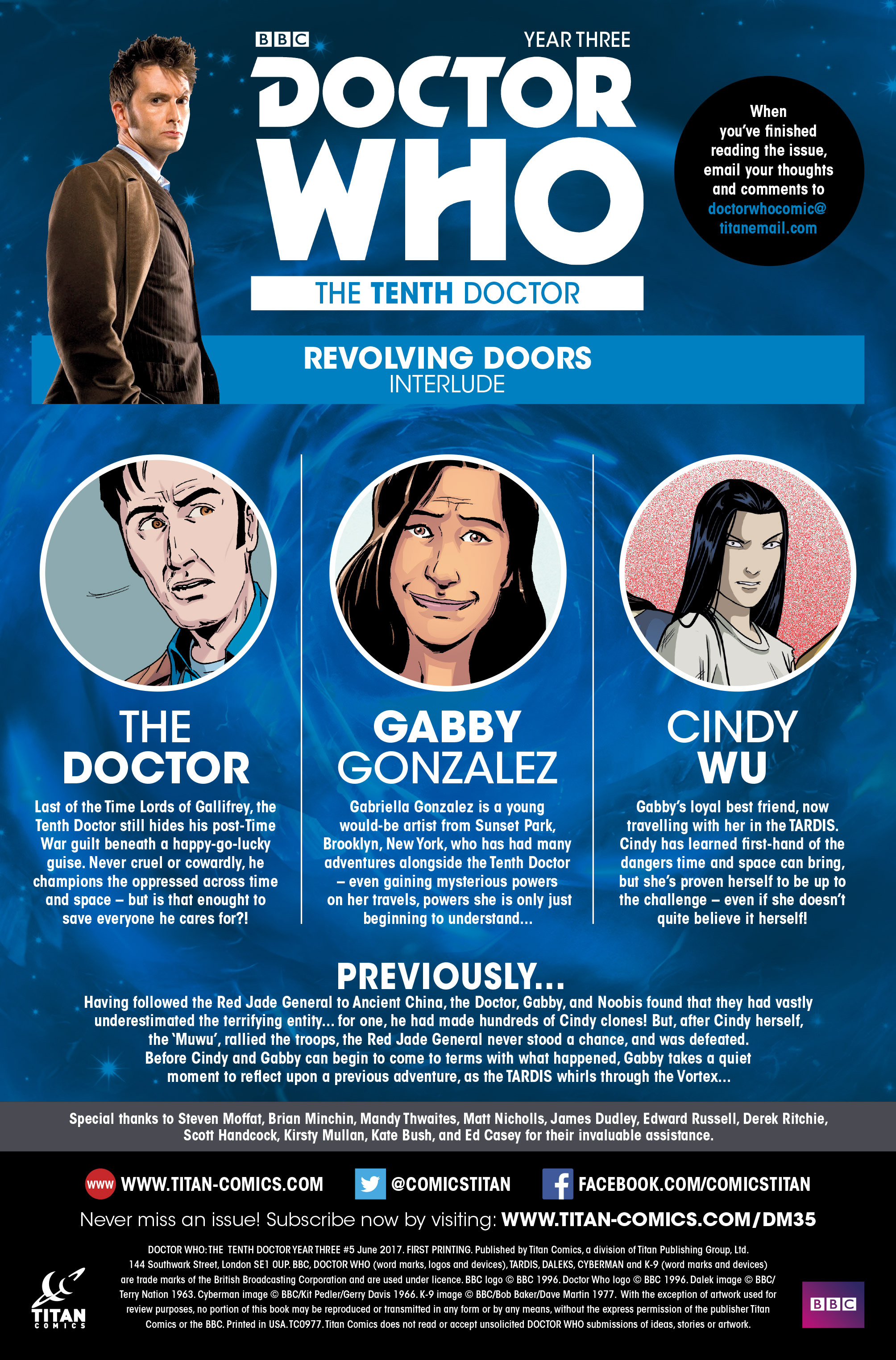Read online Doctor Who: The Tenth Doctor Year Three comic -  Issue #5 - 5