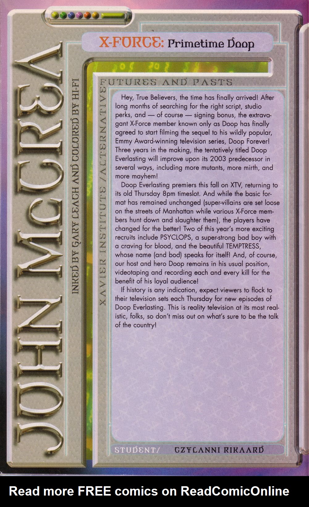 Read online X-Men: Millennial Visions comic -  Issue #2 - 46