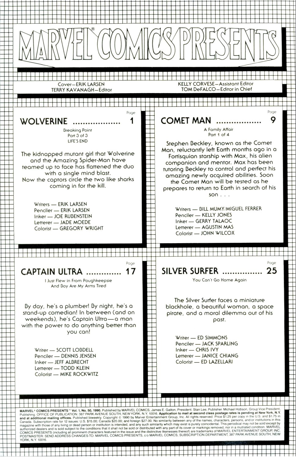 Read online Marvel Comics Presents (1988) comic -  Issue #50 - 2