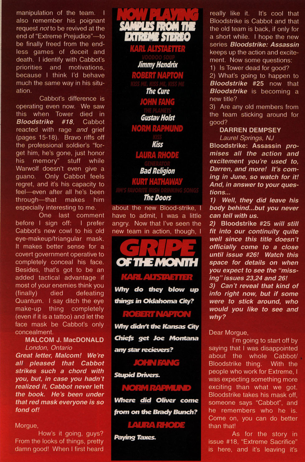 Read online Bloodstrike (1993) comic -  Issue #20 - 30