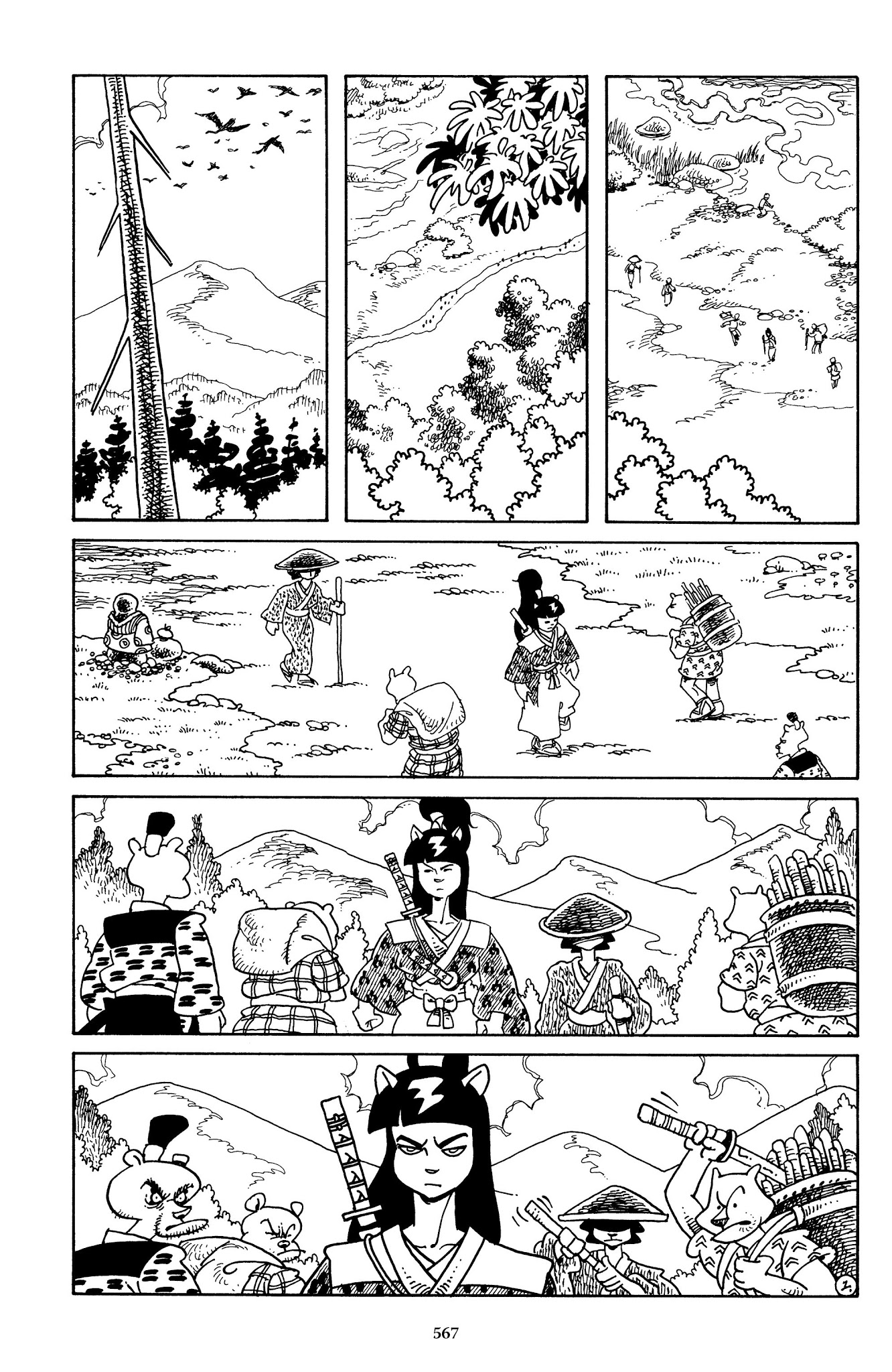 Read online The Usagi Yojimbo Saga comic -  Issue # TPB 1 - 554