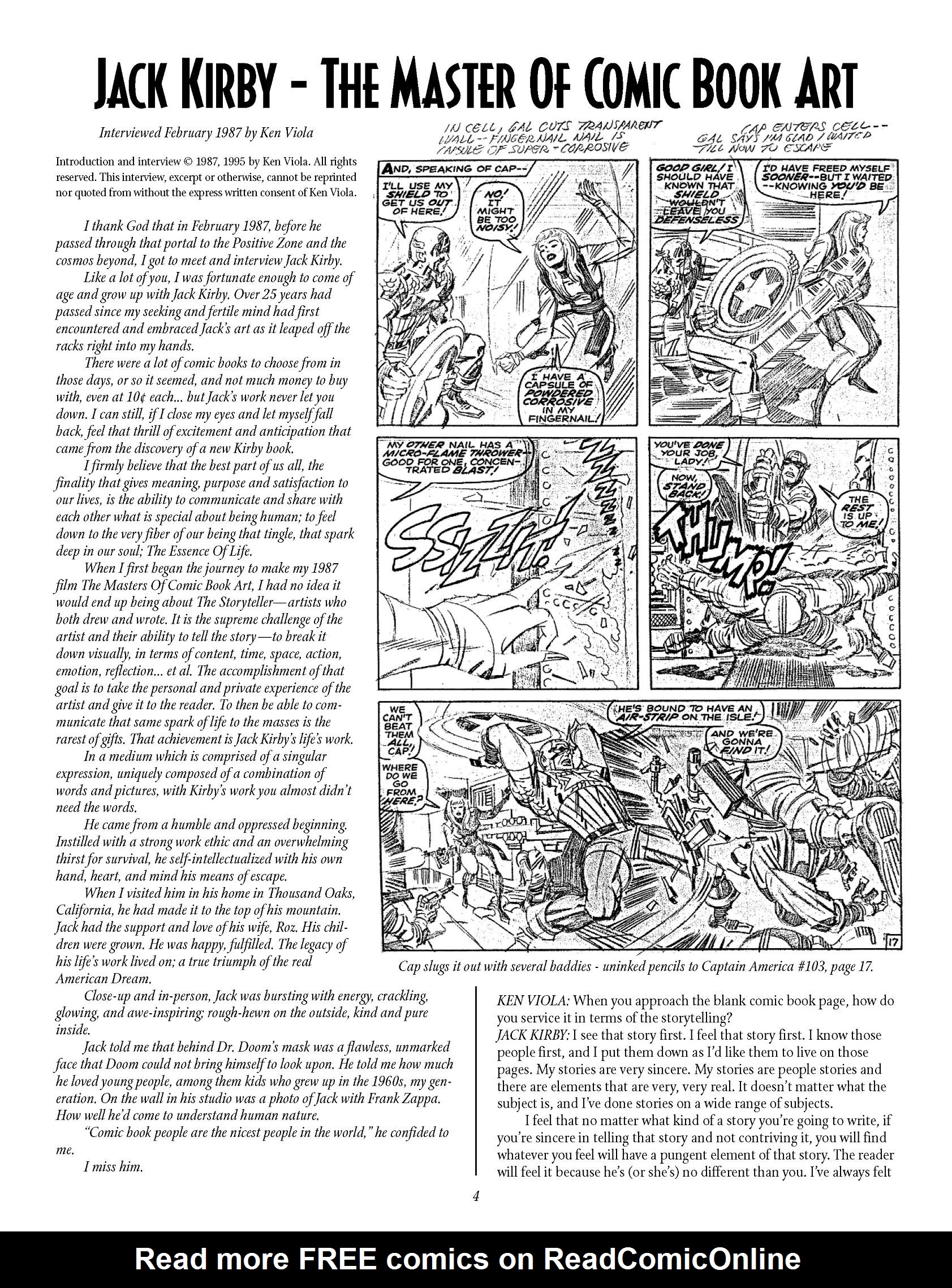 Read online The Jack Kirby Collector comic -  Issue #7 - 4
