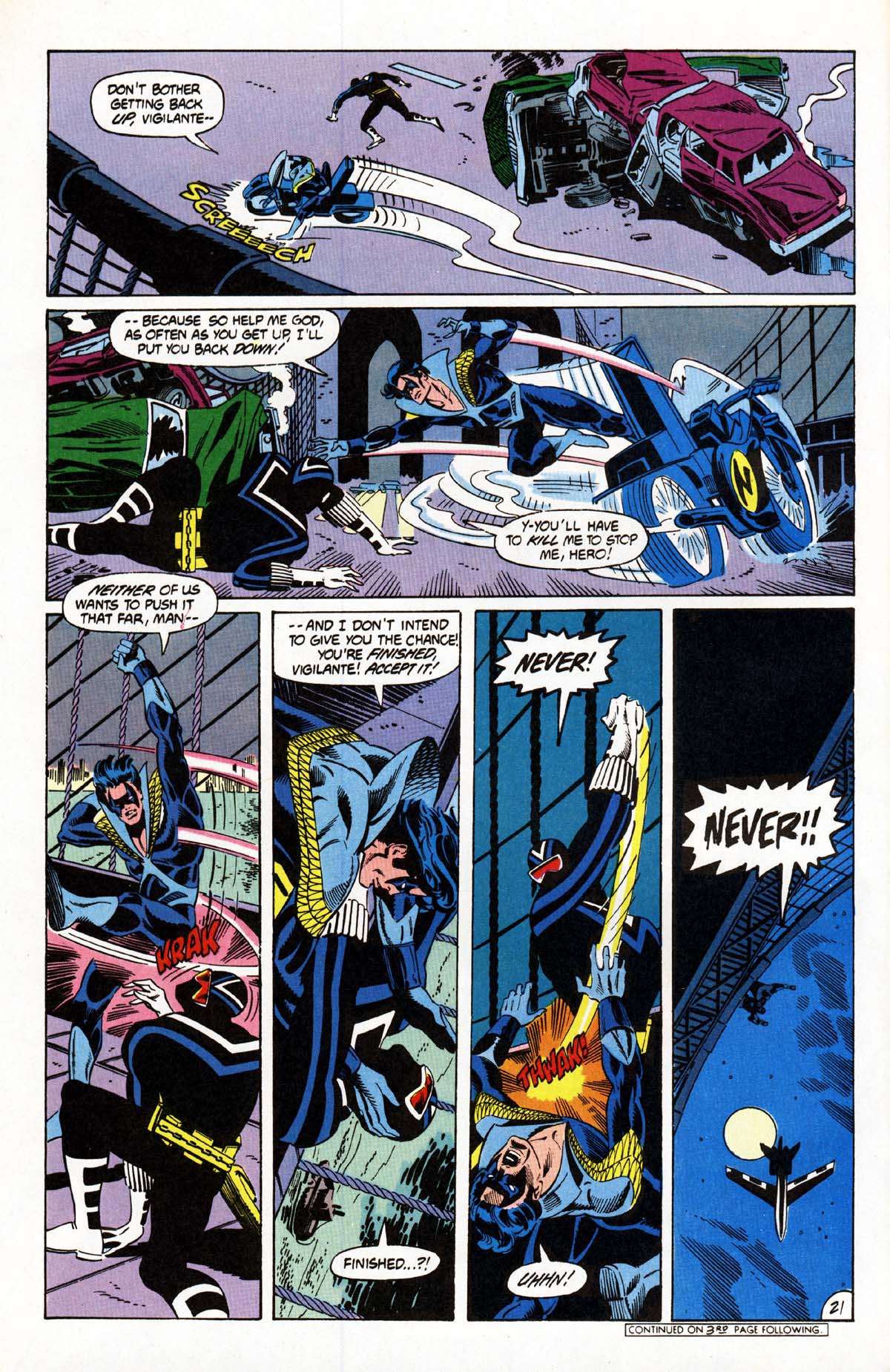 Read online Vigilante (1983) comic -  Issue #20 - 22