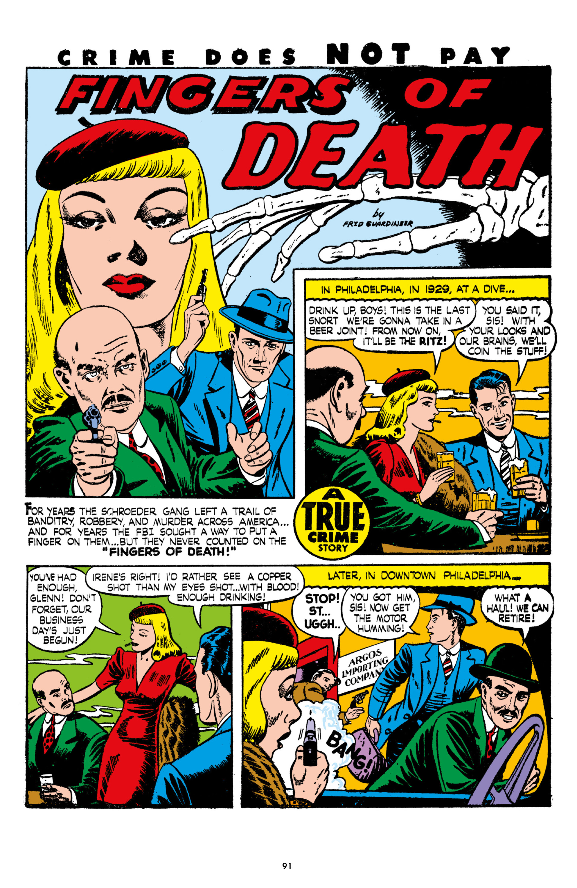 Read online Crime Does Not Pay Archives comic -  Issue # TPB 7 (Part 1) - 93